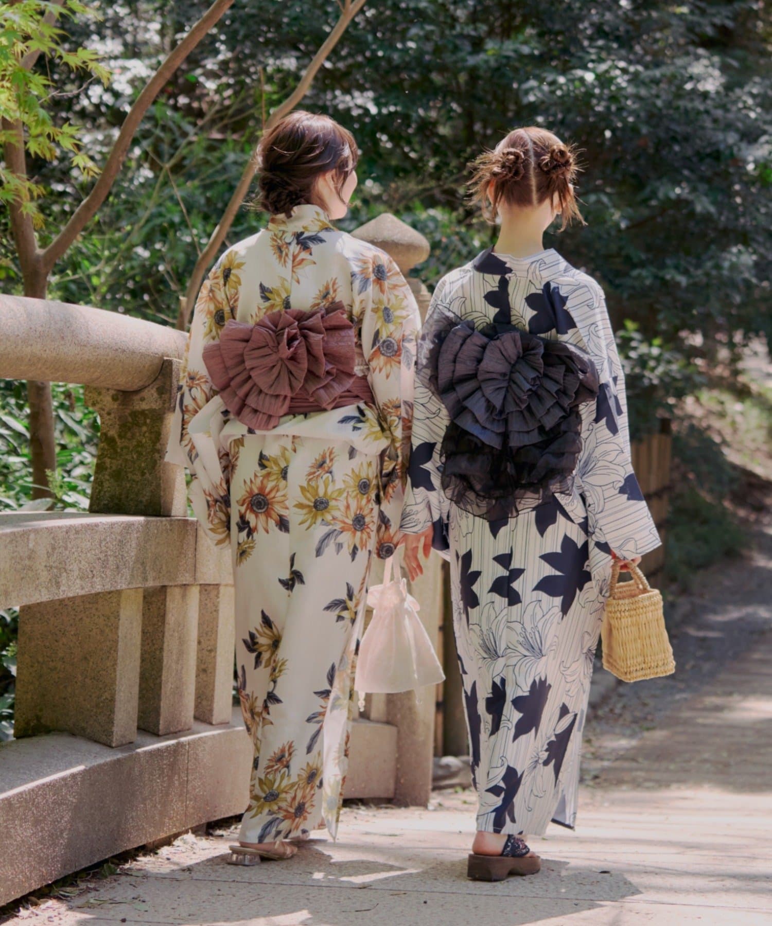 Remind me and forever(リマインドミーアンドフォーエバー) 【浴衣collection】ティアードシアーフリル帯