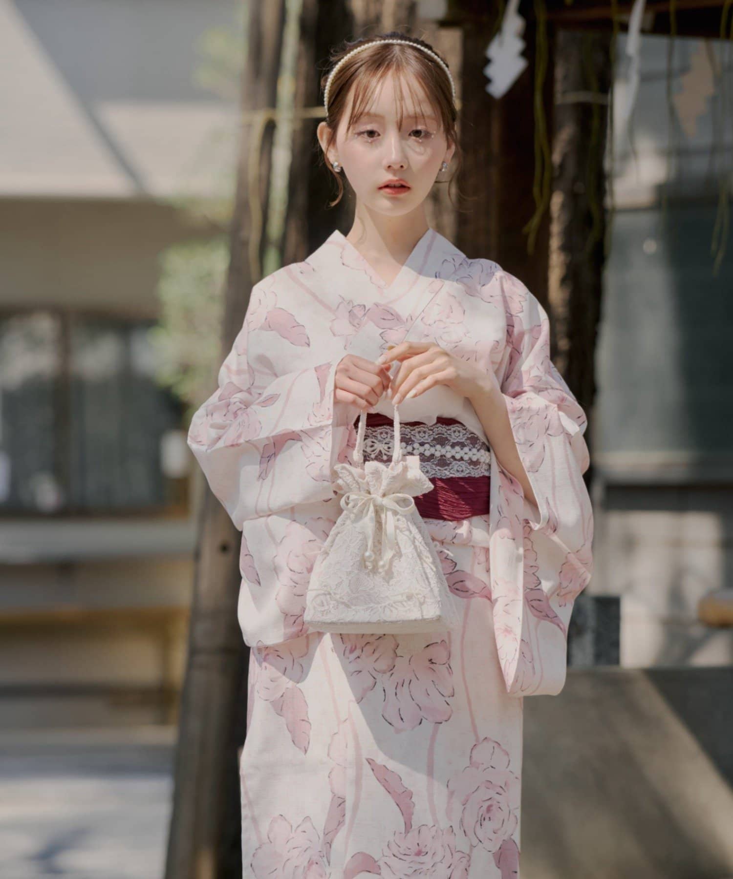 Remind me and forever(リマインドミーアンドフォーエバー) 【浴衣collection】アソートパールベルト