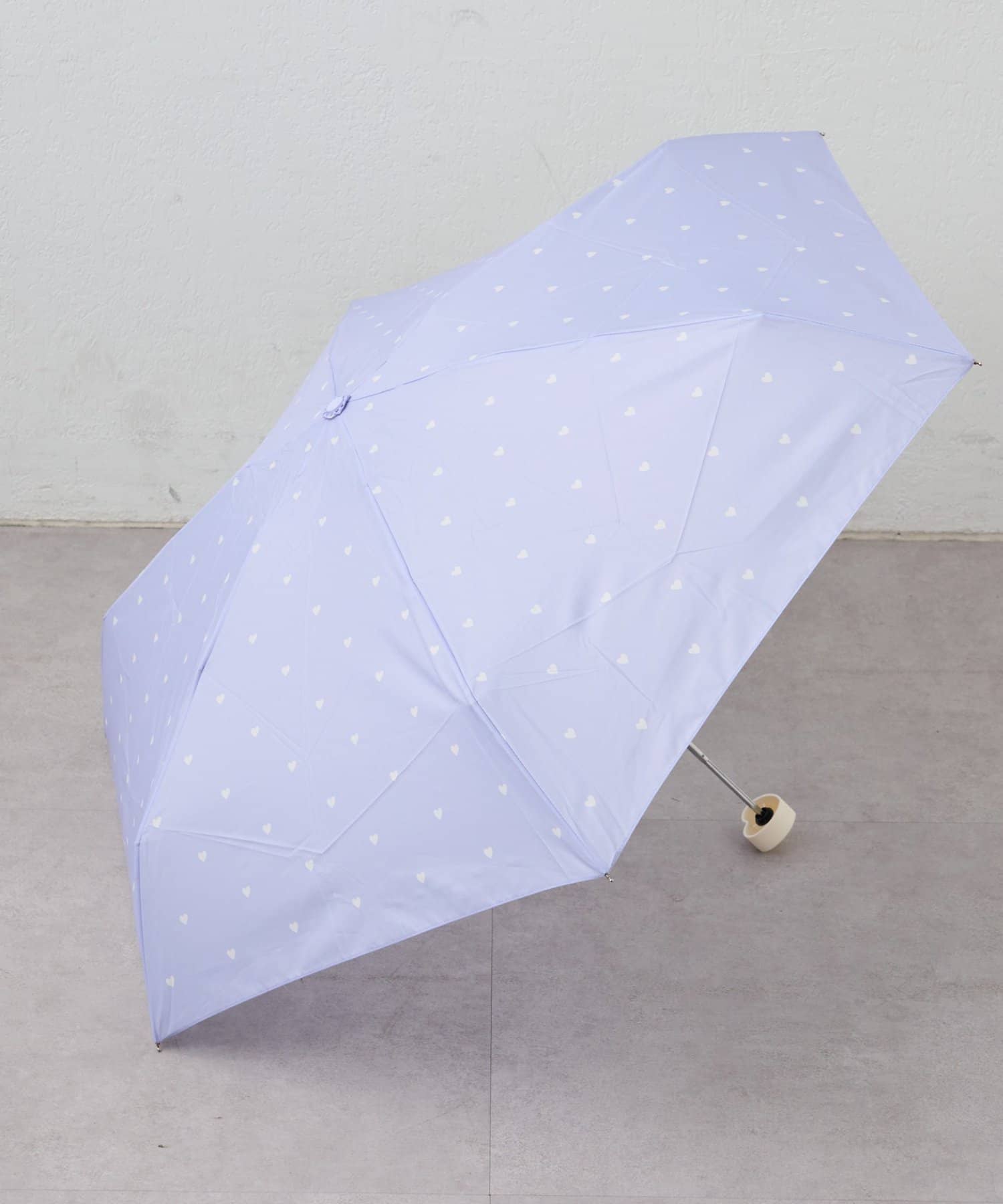 NICE CLAUP / OLIVE des OLIVE OUTLET(ナイスクラップ  / オリーブ デ オリーブ アウトレット) 【晴雨兼用】ハートトートバッグ付き 折り畳み傘