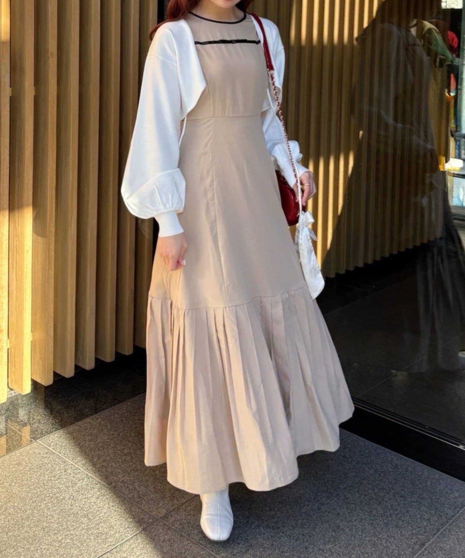 NICE CLAUP / OLIVE des OLIVE OUTLET(ナイスクラップ  / オリーブ デ オリーブ アウトレット) 【one after another】２枚セットワンピ