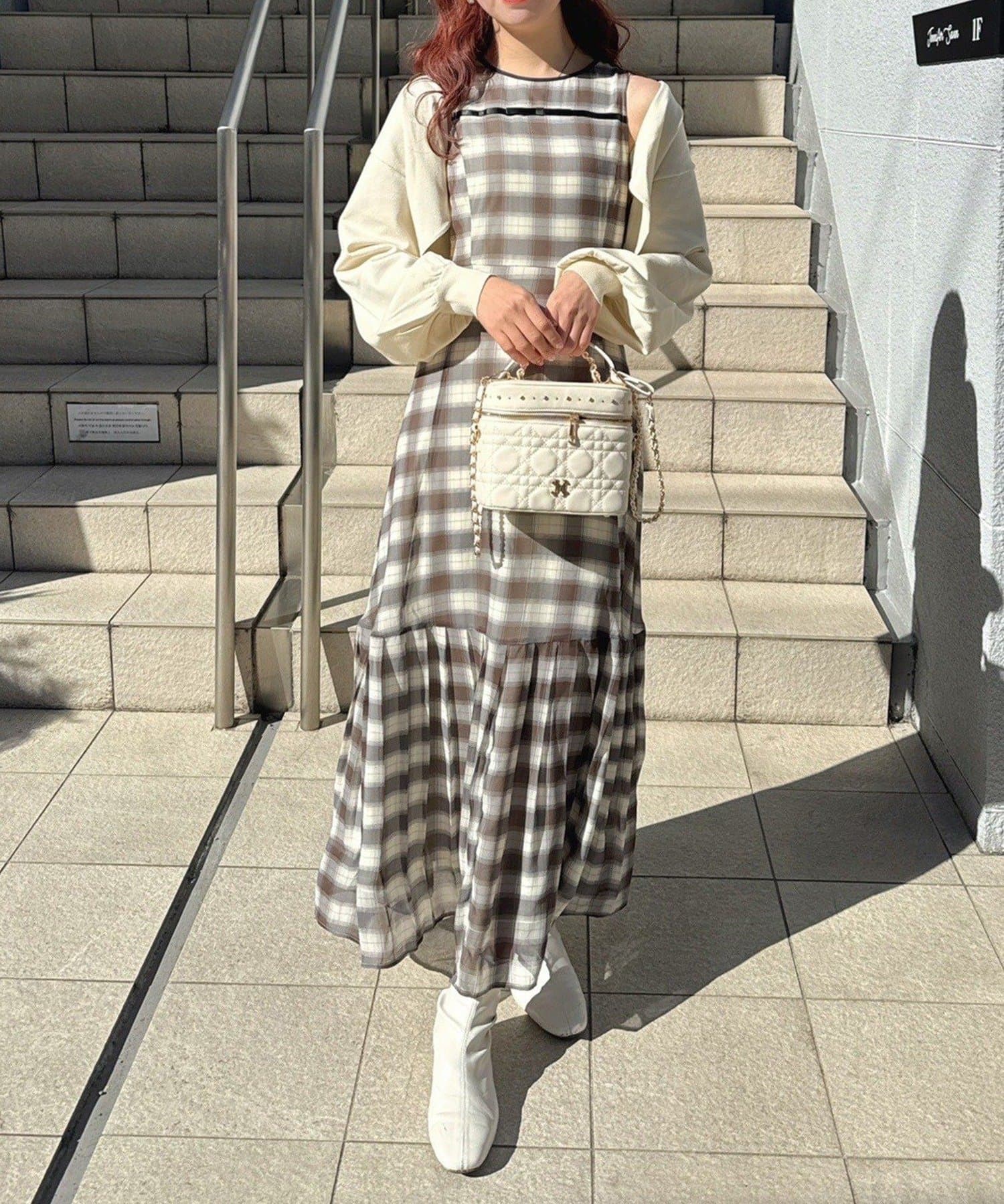 NICE CLAUP / OLIVE des OLIVE OUTLET(ナイスクラップ  / オリーブ デ オリーブ アウトレット) 【one after another】２枚セットワンピ