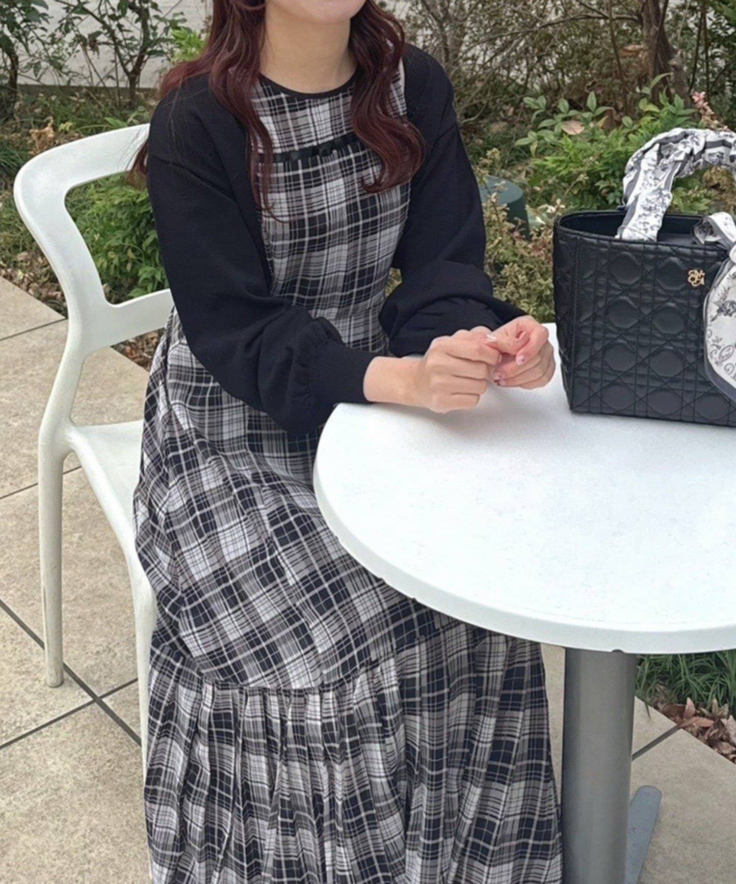 NICE CLAUP / OLIVE des OLIVE OUTLET(ナイスクラップ  / オリーブ デ オリーブ アウトレット) 【one after another】２枚セットワンピ