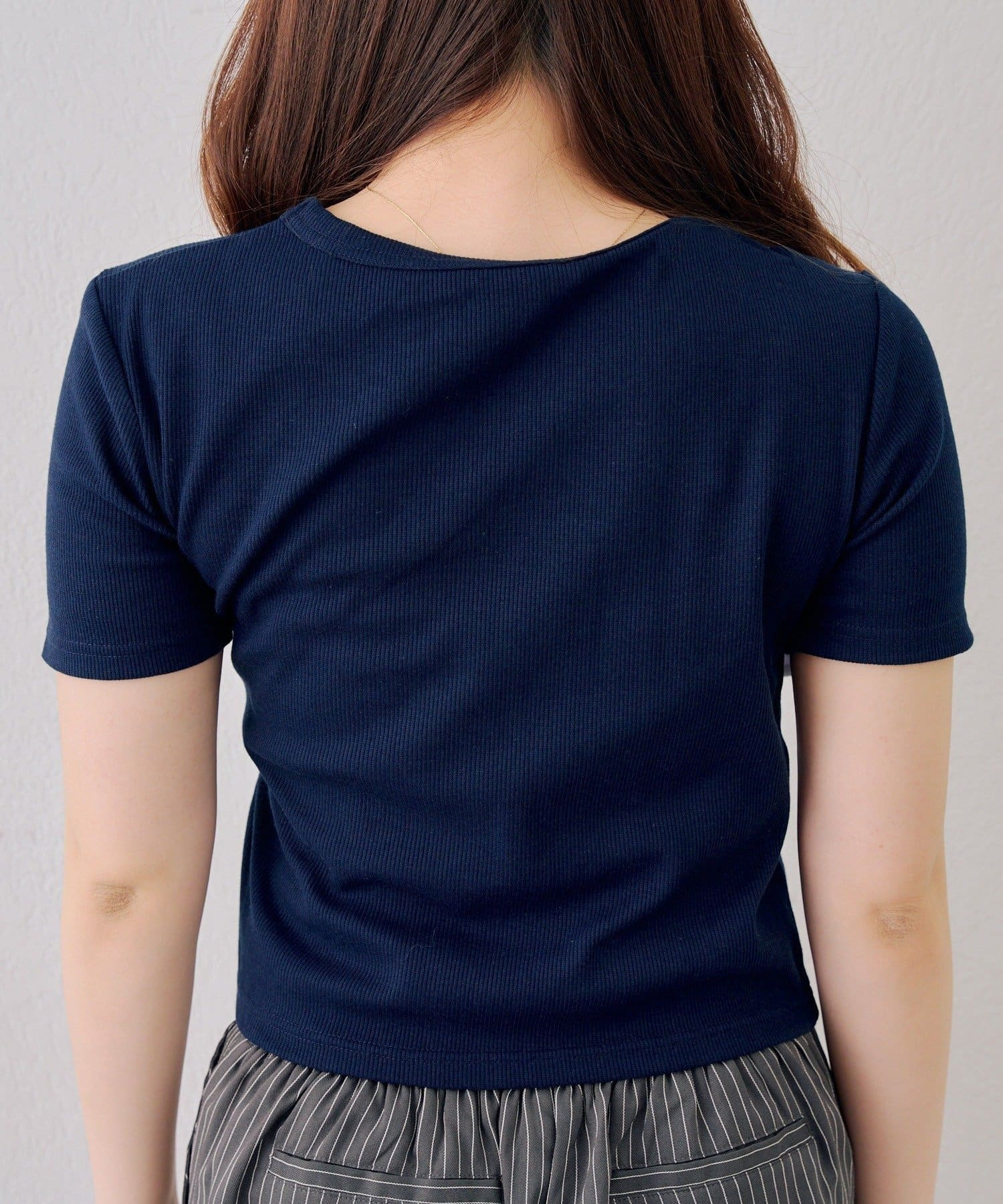 NICE CLAUP / OLIVE des OLIVE OUTLET(ナイスクラップ  / オリーブ デ オリーブ アウトレット) 【continuer】ビッグリボンテレコプルオーバー