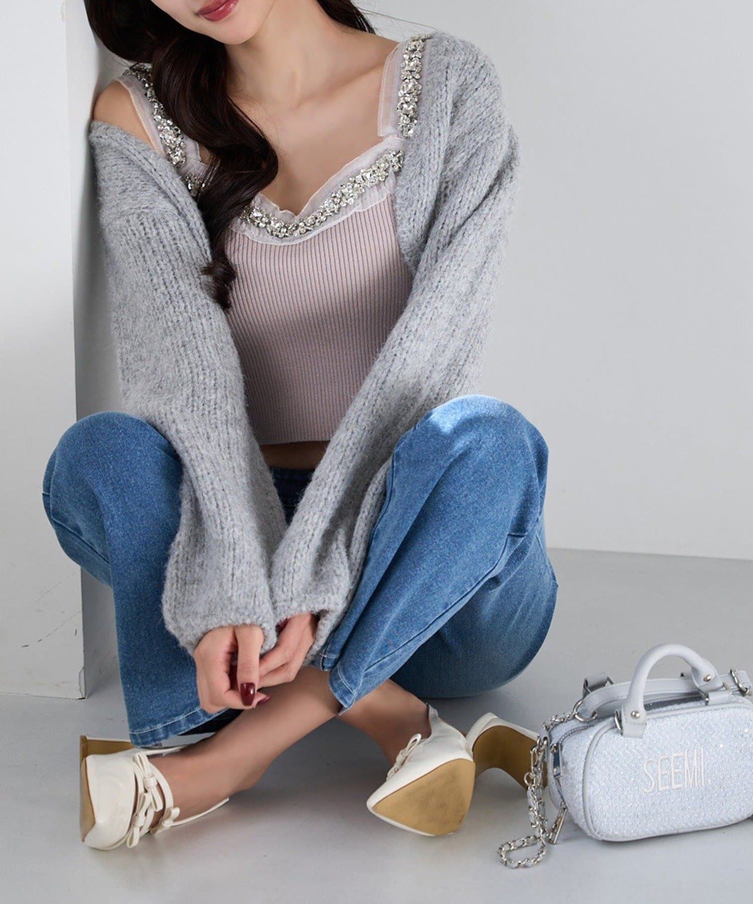 NICE CLAUP / OLIVE des OLIVE OUTLET(ナイスクラップ  / オリーブ デ オリーブ アウトレット) 【Seemi】アンサンブル