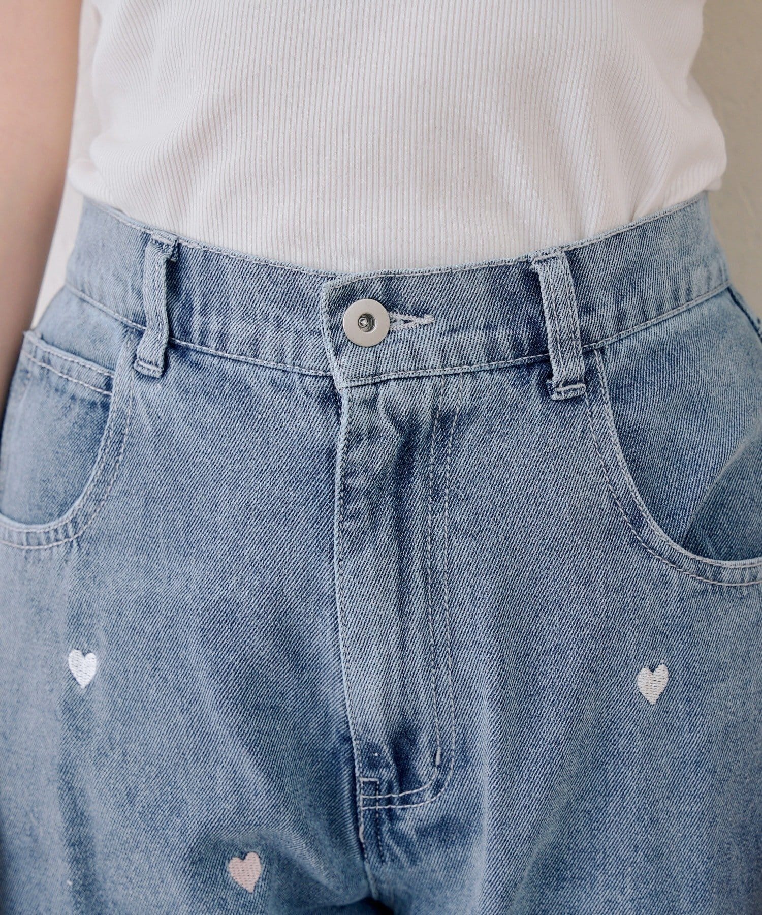 NICE CLAUP / OLIVE des OLIVE OUTLET(ナイスクラップ  / オリーブ デ オリーブ アウトレット) 【ANOTHER BRANCH】刺繍アソートパンツ