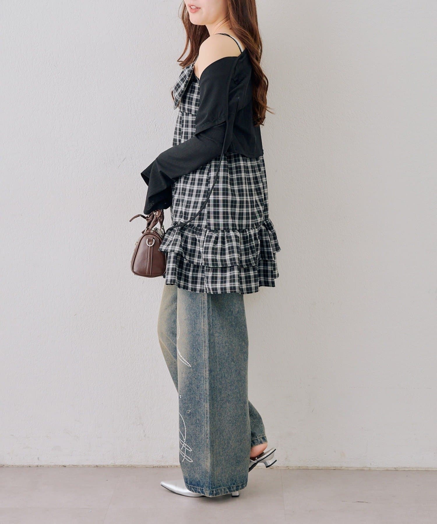 NICE CLAUP / OLIVE des OLIVE OUTLET(ナイスクラップ  / オリーブ デ オリーブ アウトレット) 【ANOTHER BRANCH】ボレロ+リボンキャミワンピセット