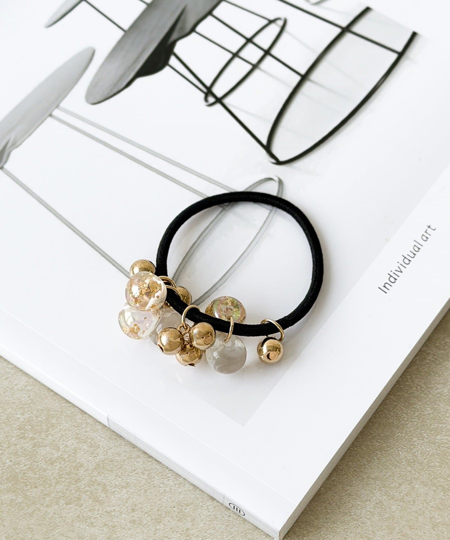 3COINS(スリーコインズ) クリアメタルボールポニー