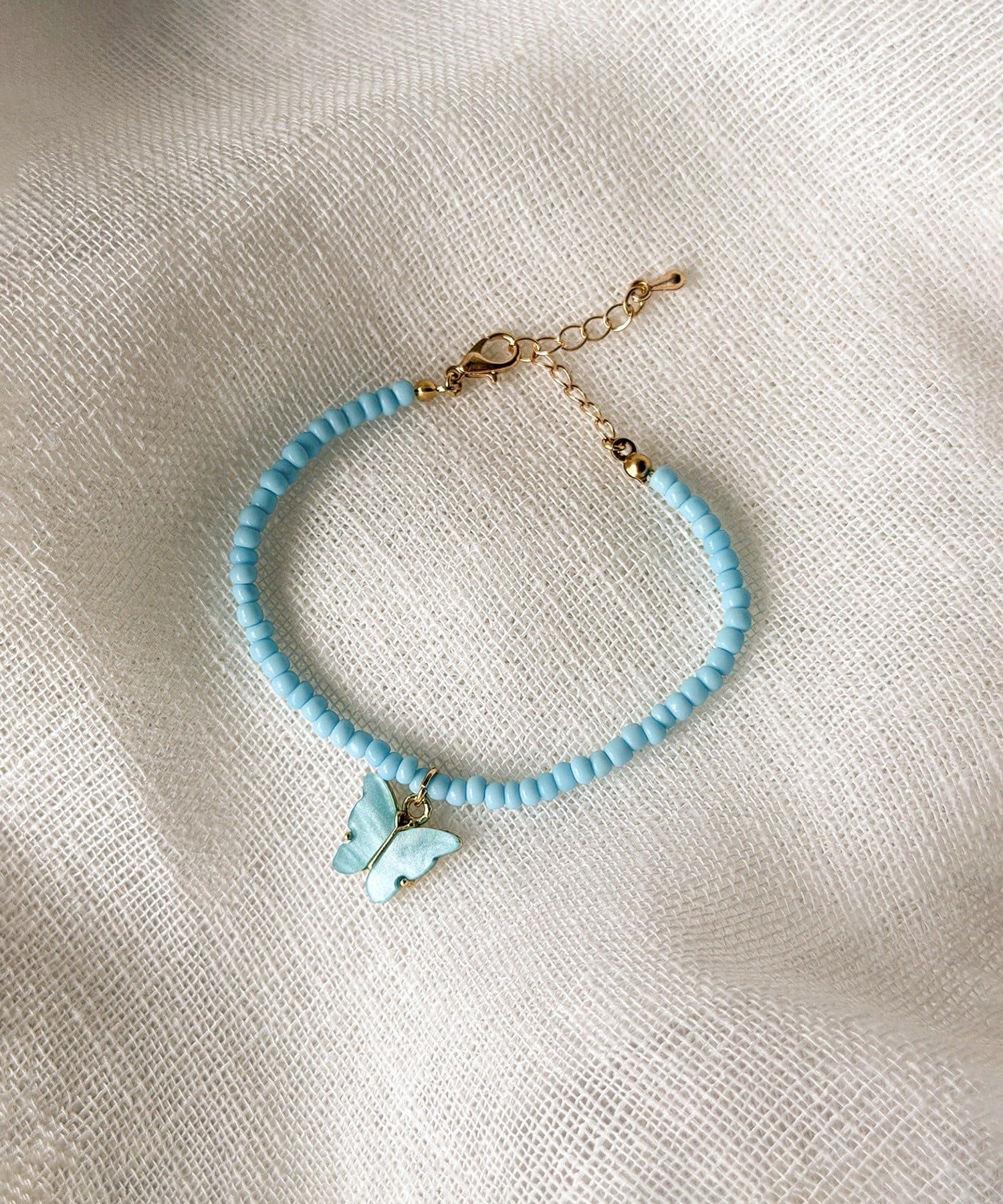 3COINS(スリーコインズ) パールクローバーブレス2個セット／KIDS