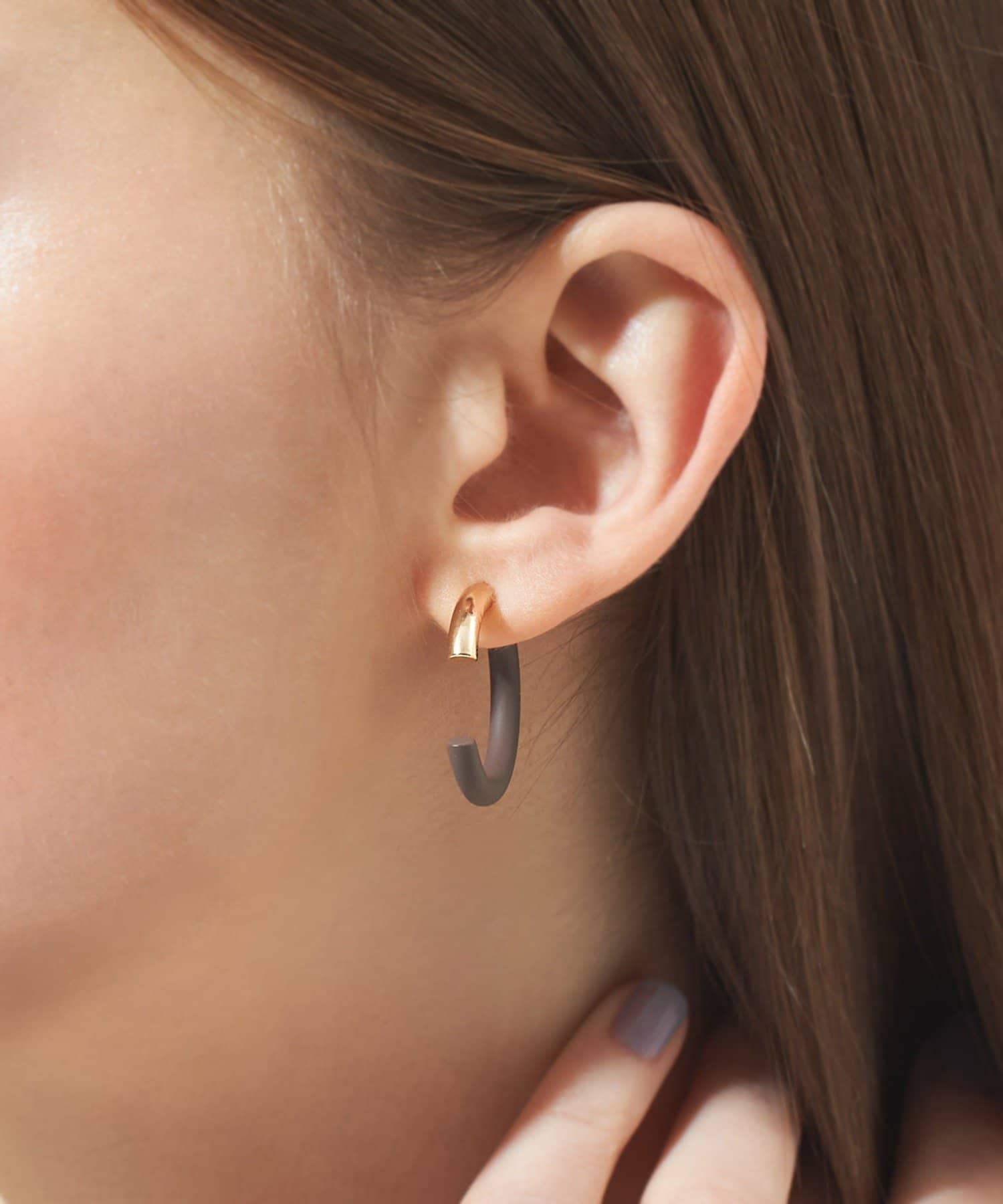 3COINS(スリーコインズ) MIXカーブピアス