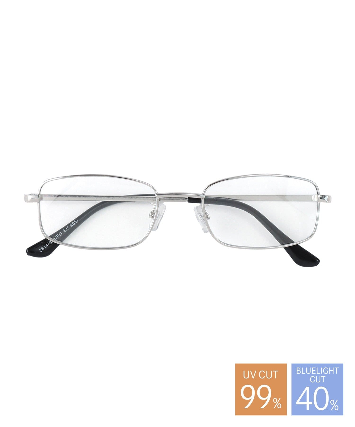 3COINS(スリーコインズ) 曇りにくい細メタルPCメガネ