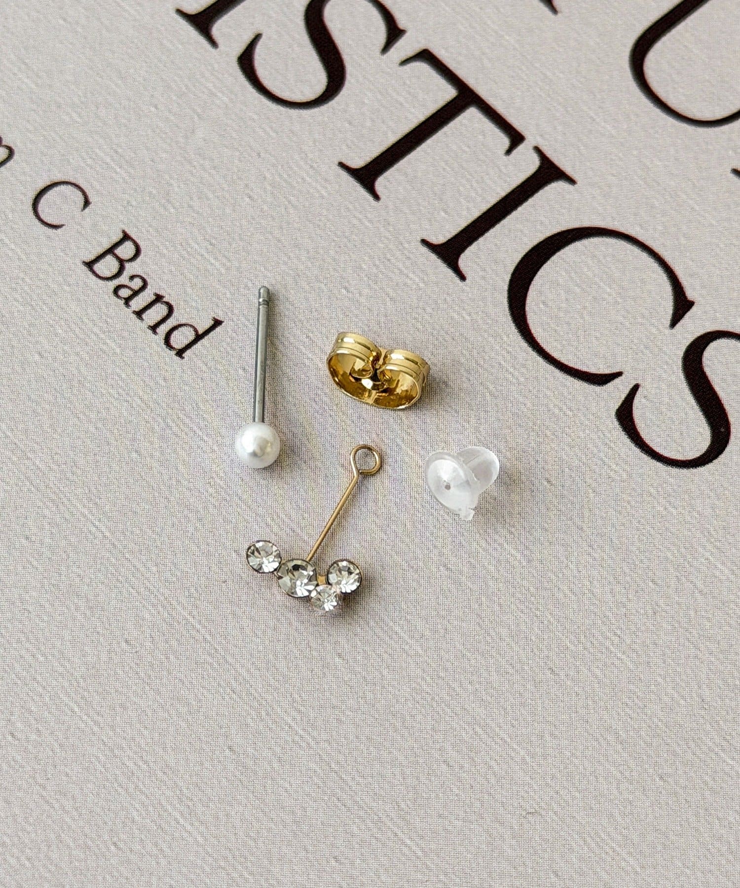 3COINS(スリーコインズ) 2wayガラスピアス