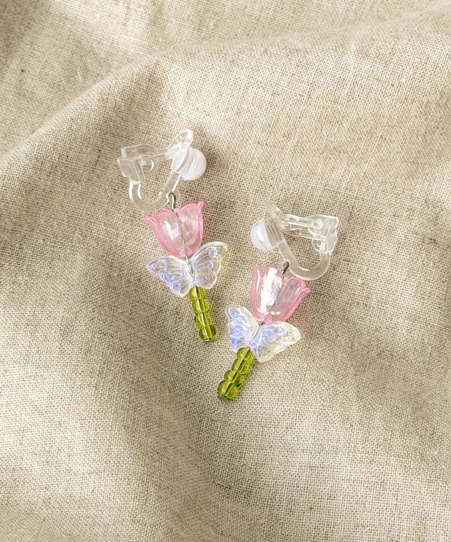 3COINS(スリーコインズ) チューリップイヤリング／KIDS