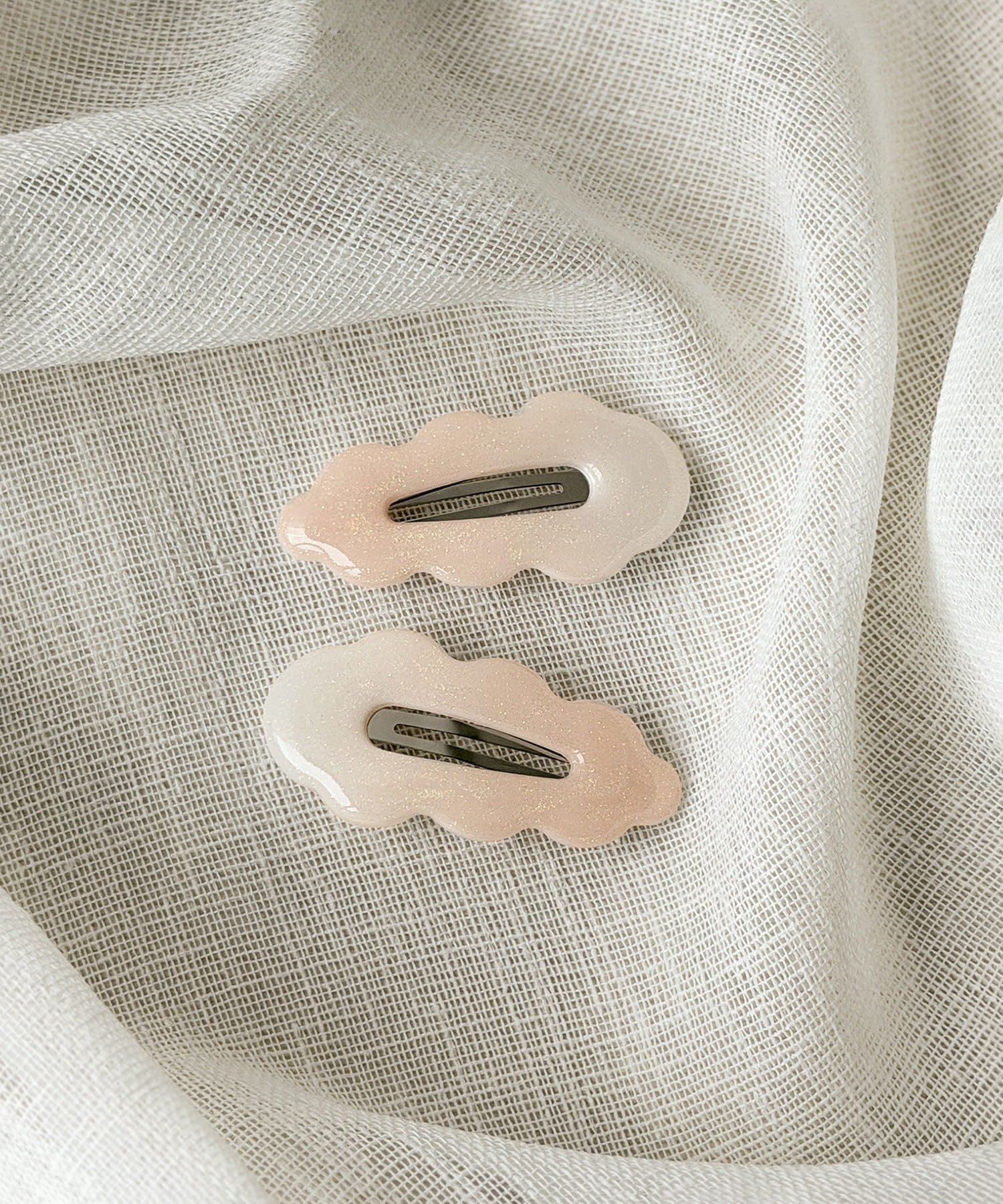 3COINS(スリーコインズ) ナミナミラメパッチンピン2個セット／KIDS