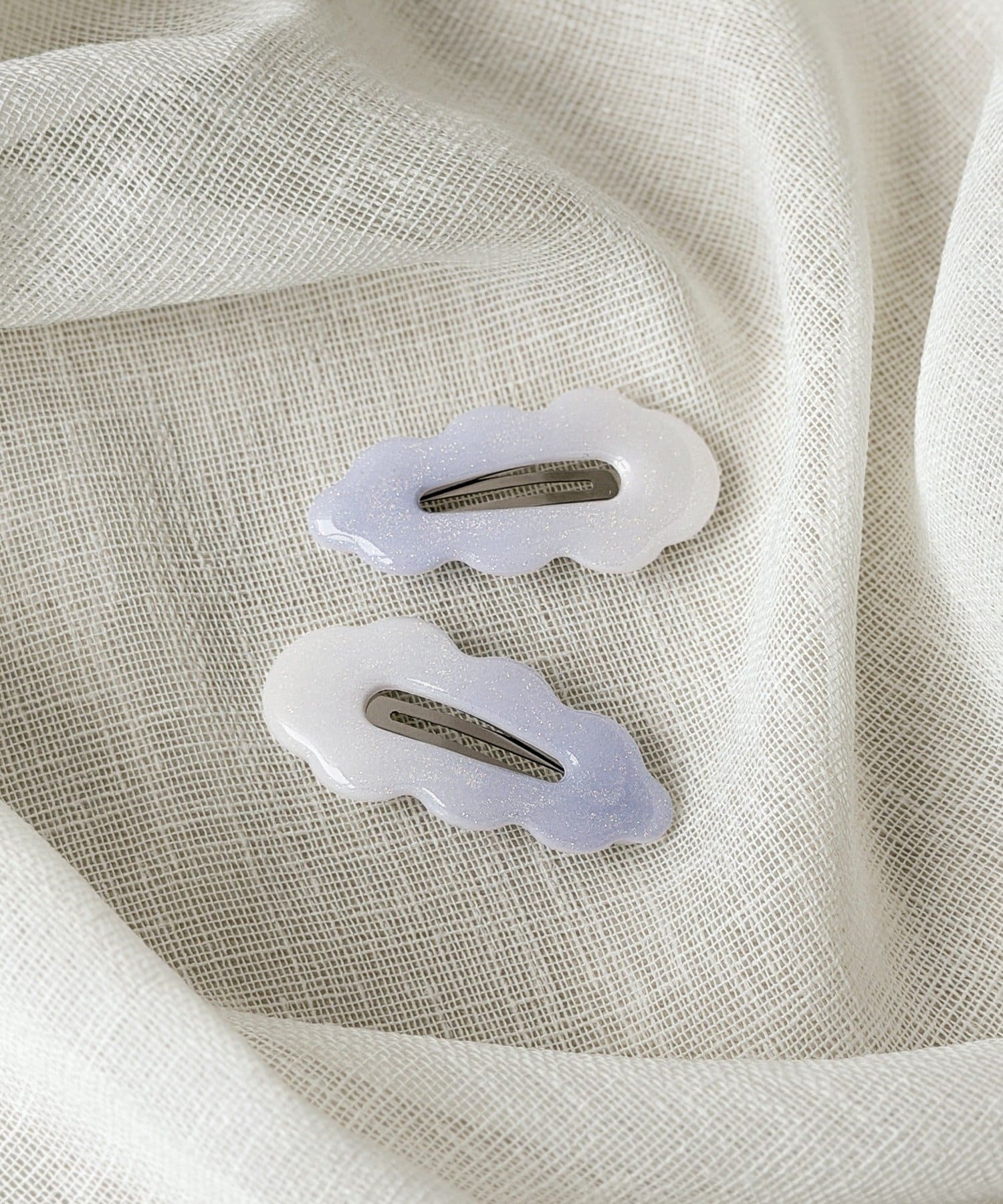 3COINS(スリーコインズ) ナミナミラメパッチンピン2個セット／KIDS