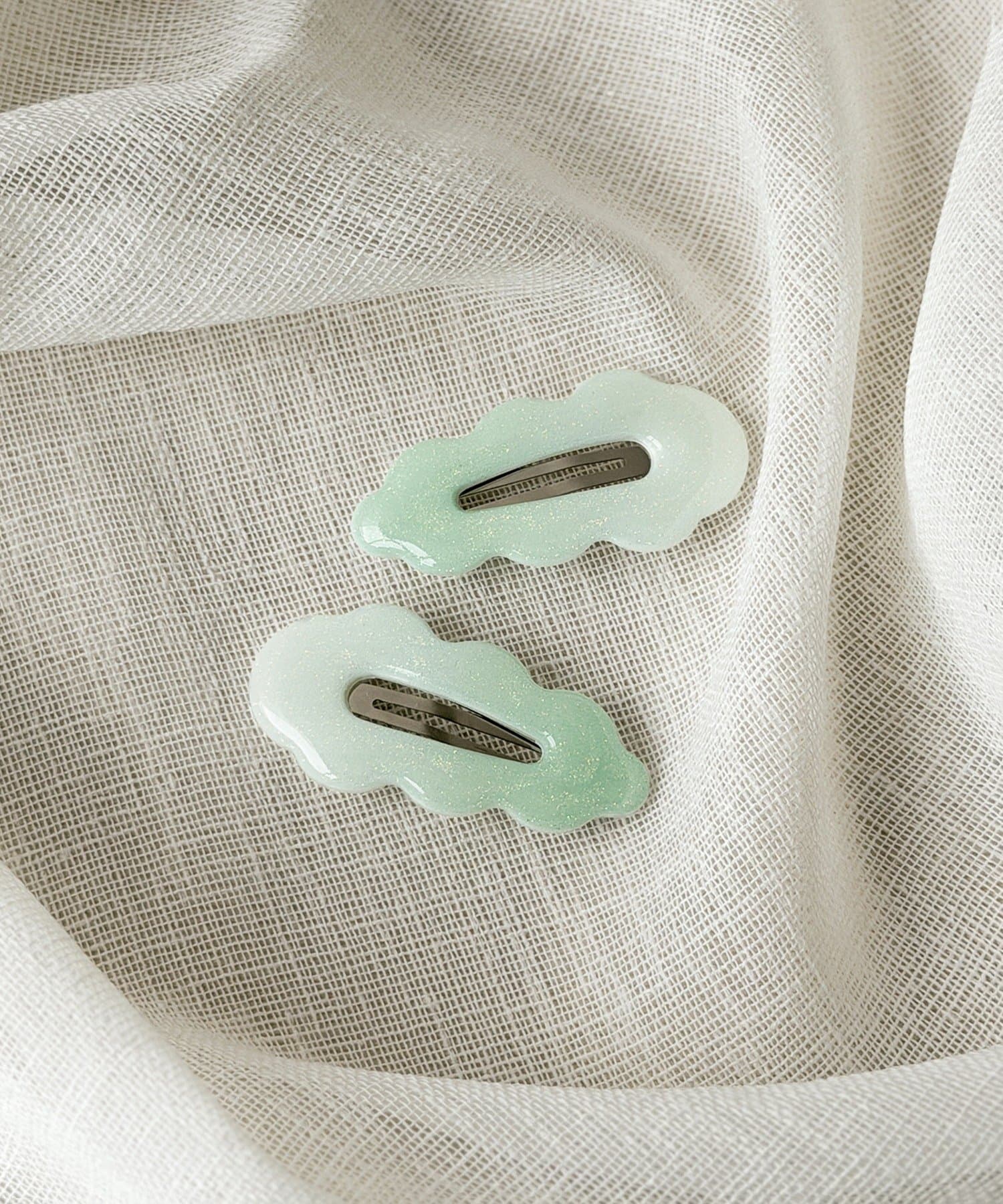 3COINS(スリーコインズ) ナミナミラメパッチンピン2個セット／KIDS