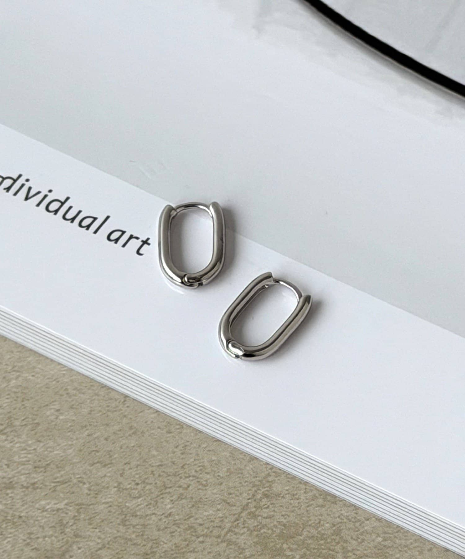 3COINS(スリーコインズ) メタルダエンワンタッチピアス