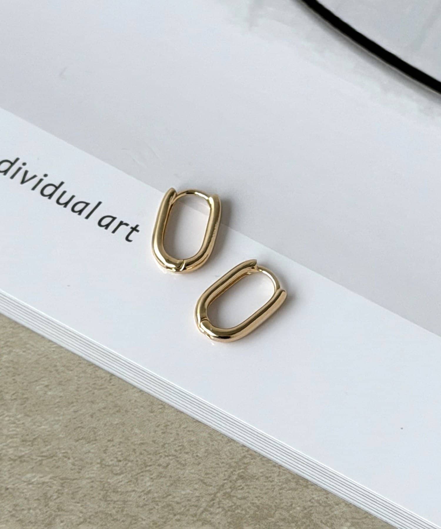 3COINS(スリーコインズ) メタルダエンワンタッチピアス