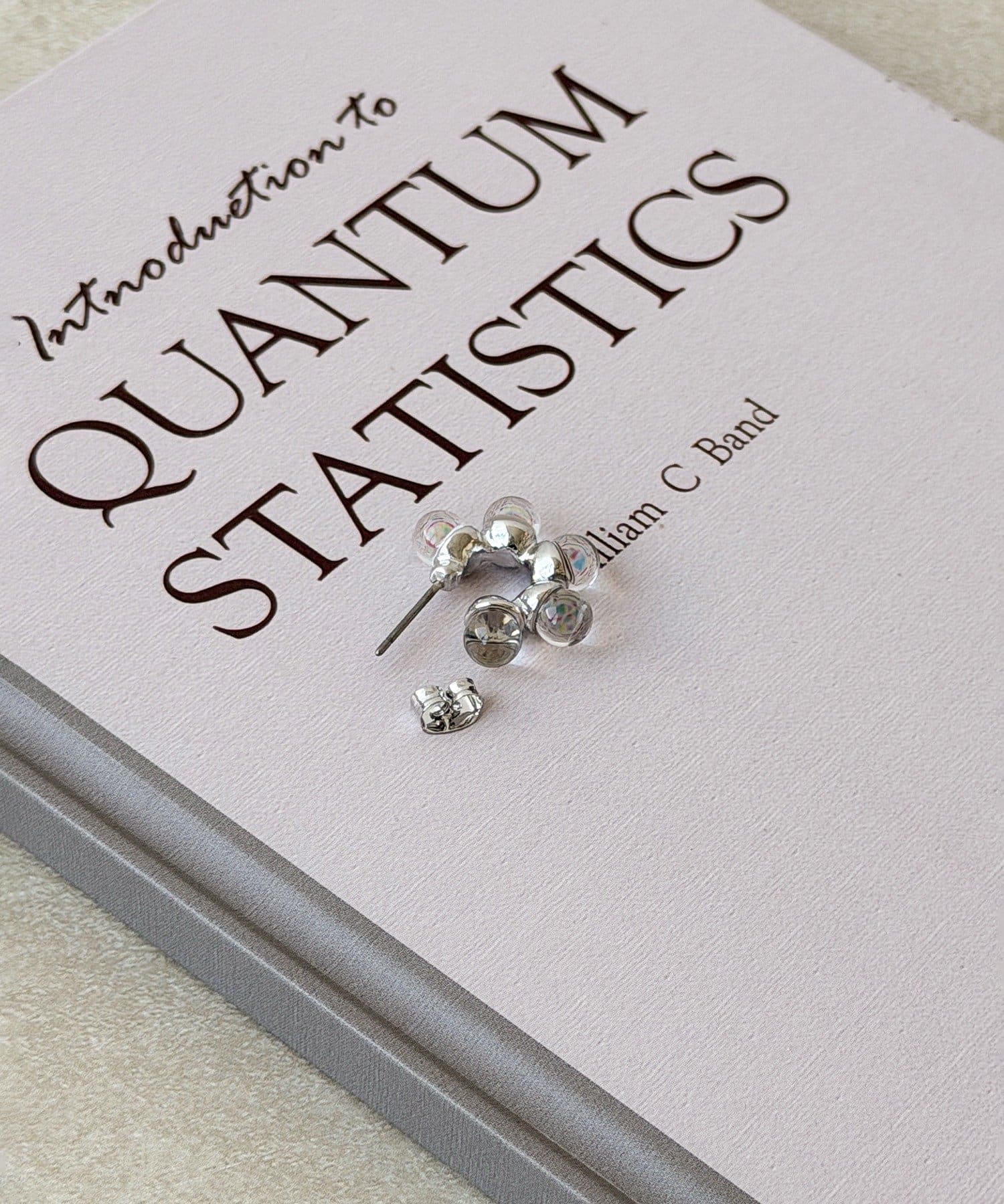 3COINS(スリーコインズ) クリアボールフープピアス