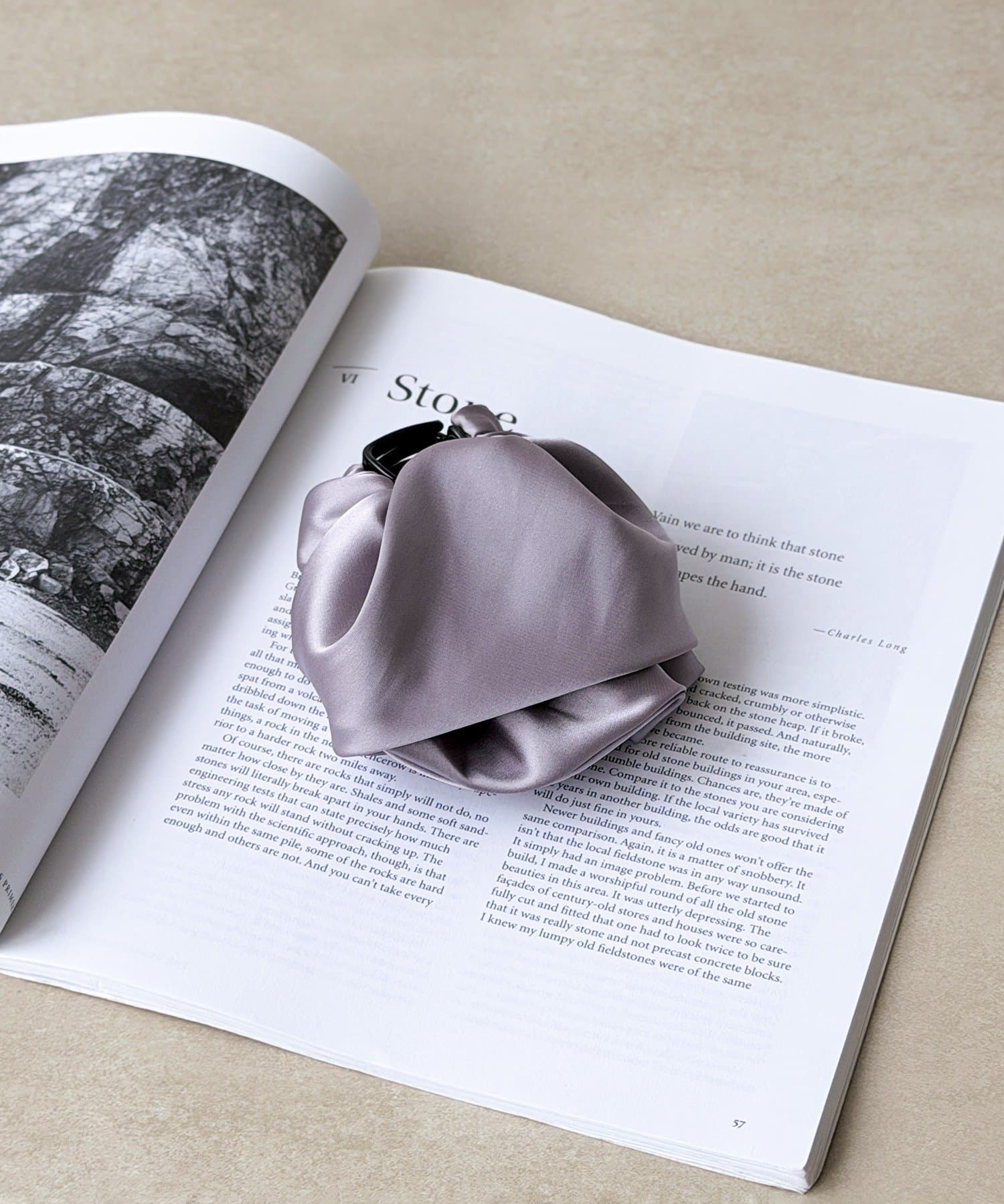 3COINS(スリーコインズ) フリルサテンバンス