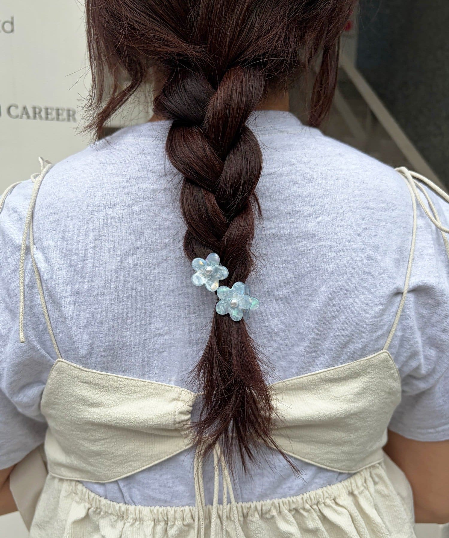 Lattice(ラティス) ニュアンスフラワーミニクリップセット(2P)