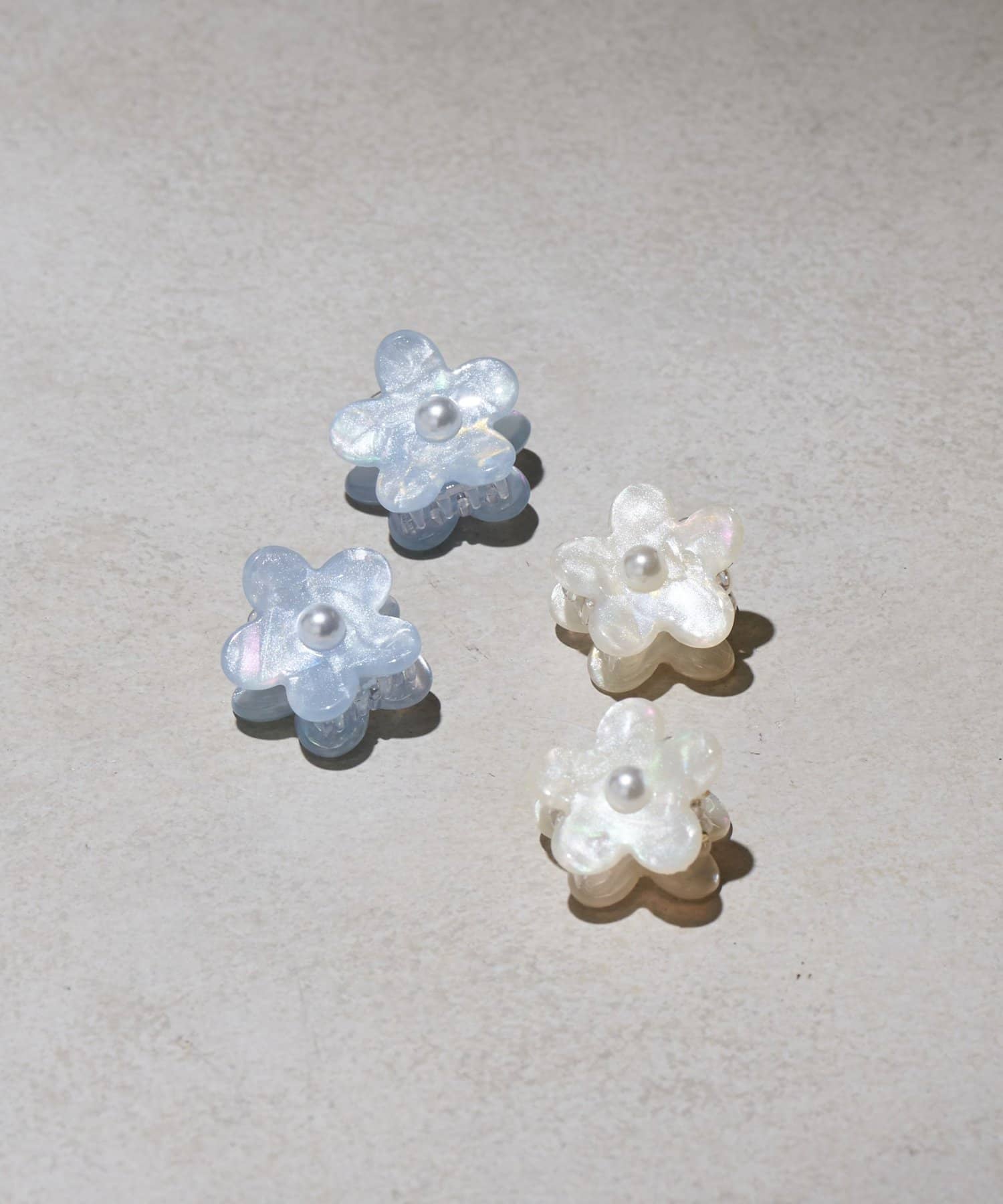 Lattice(ラティス) ニュアンスフラワーミニクリップセット(2P)