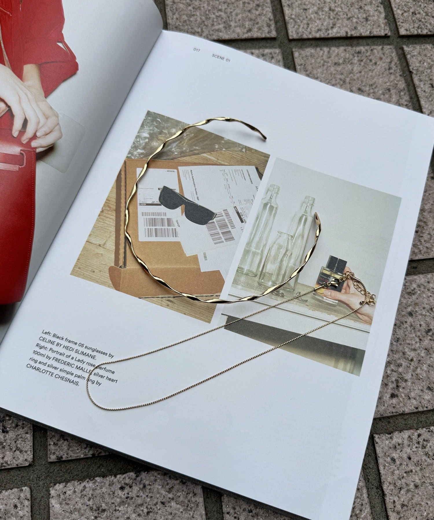 Lattice(ラティス) チェーンネックレス/ネックカフセット(2P)