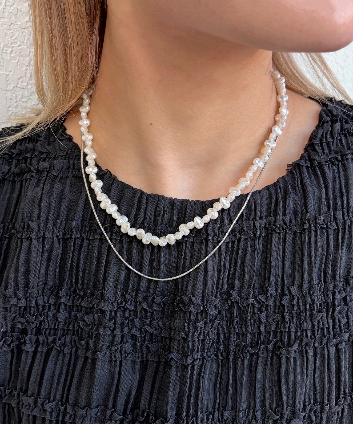 Lattice(ラティス) 淡水パールネックレスセット(2P)