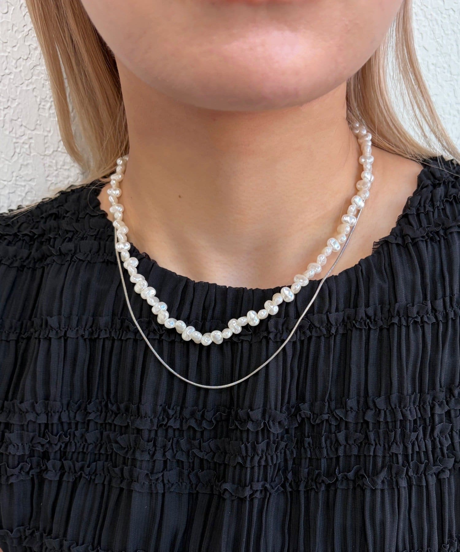 Lattice(ラティス) 淡水パールネックレスセット(2P)