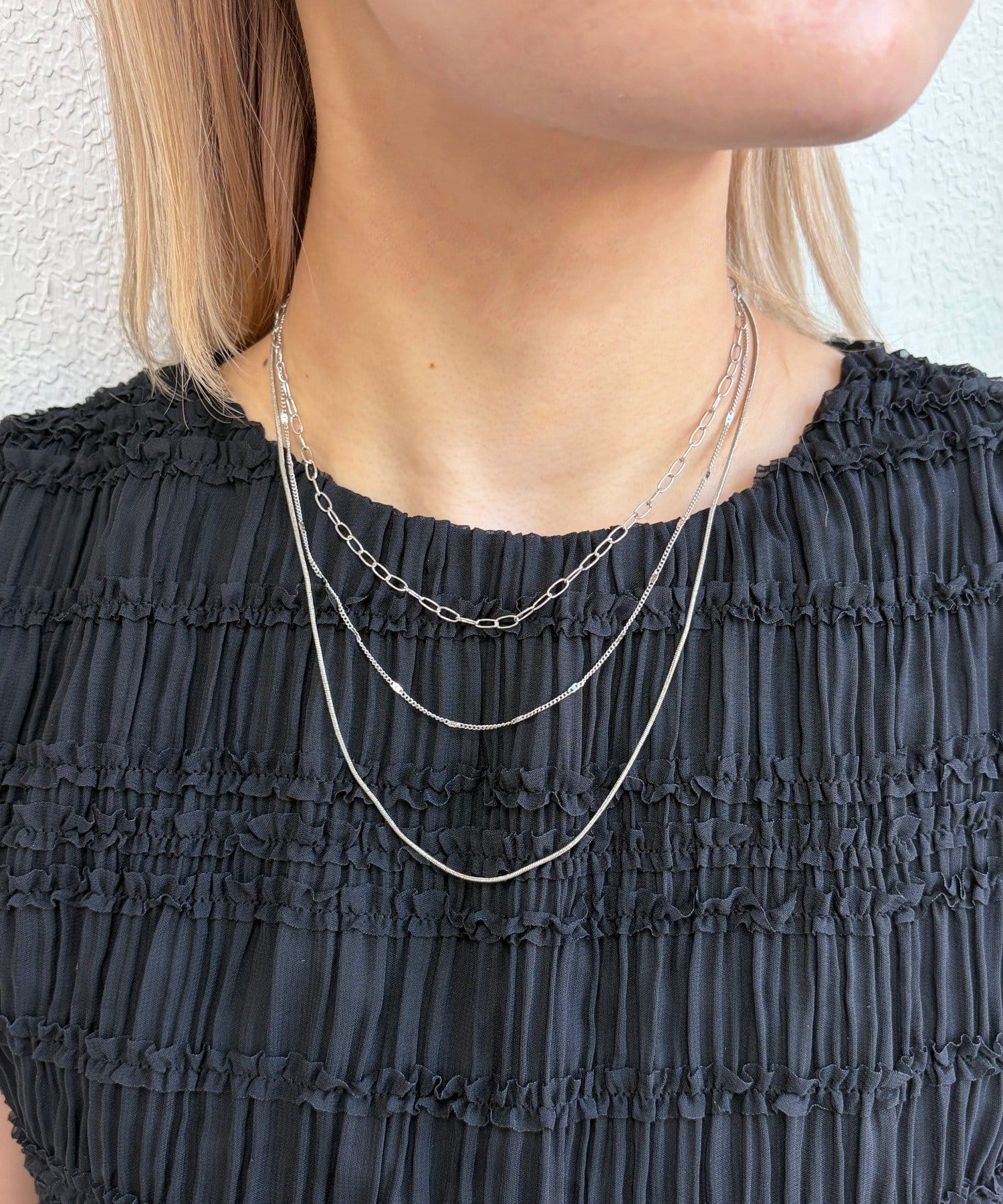 Lattice(ラティス) チェーンネックレスセット(3P)