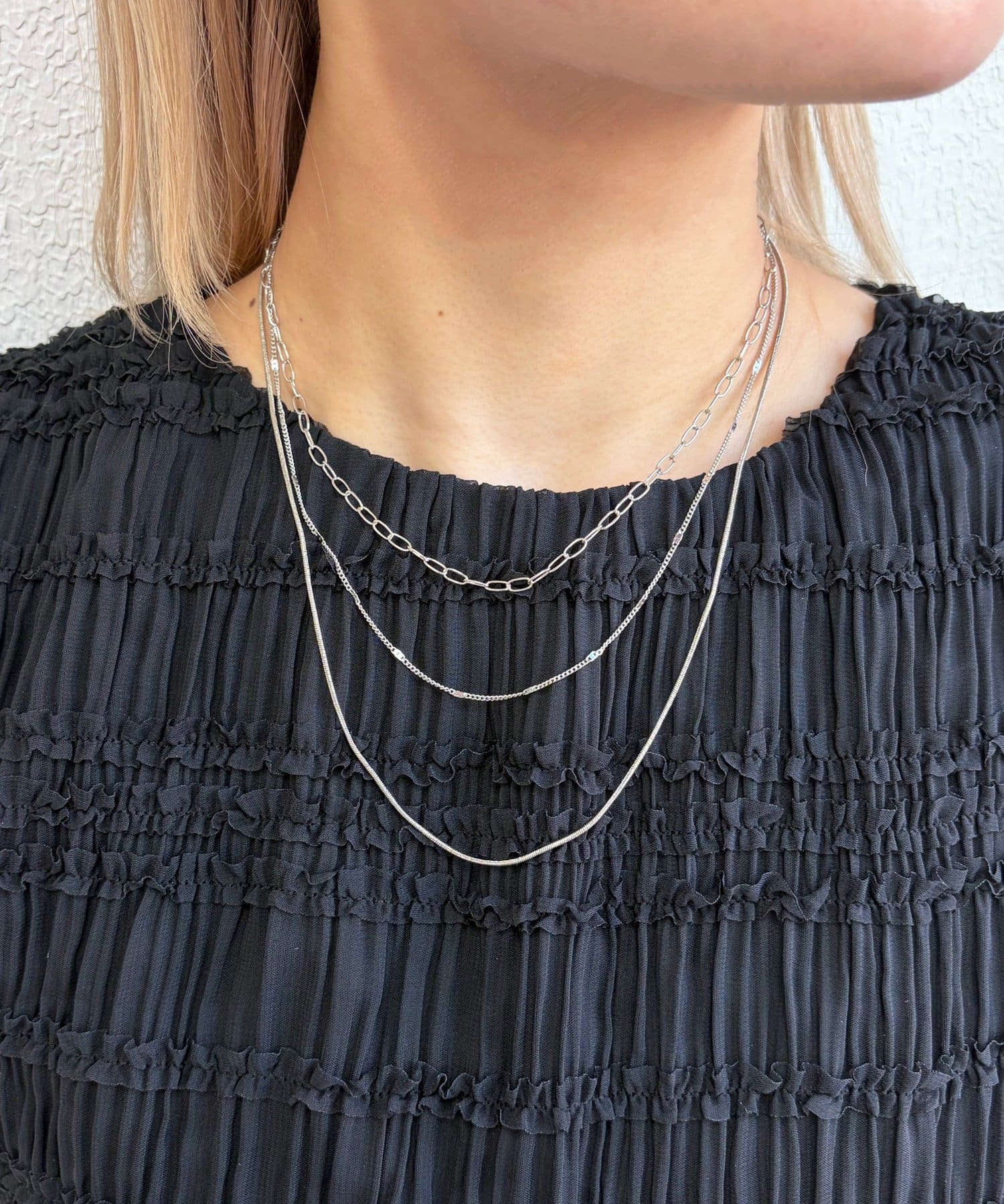 Lattice(ラティス) チェーンネックレスセット(3P)