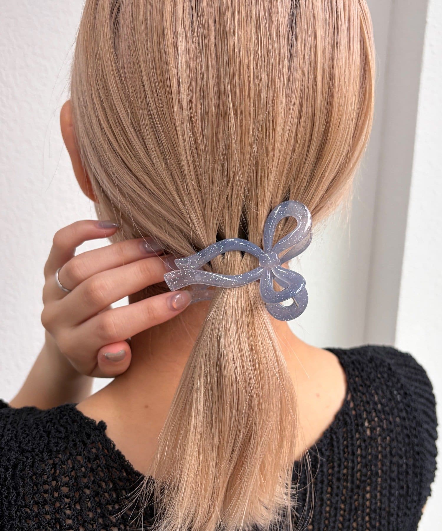 Lattice(ラティス) ラメリボンクリップ