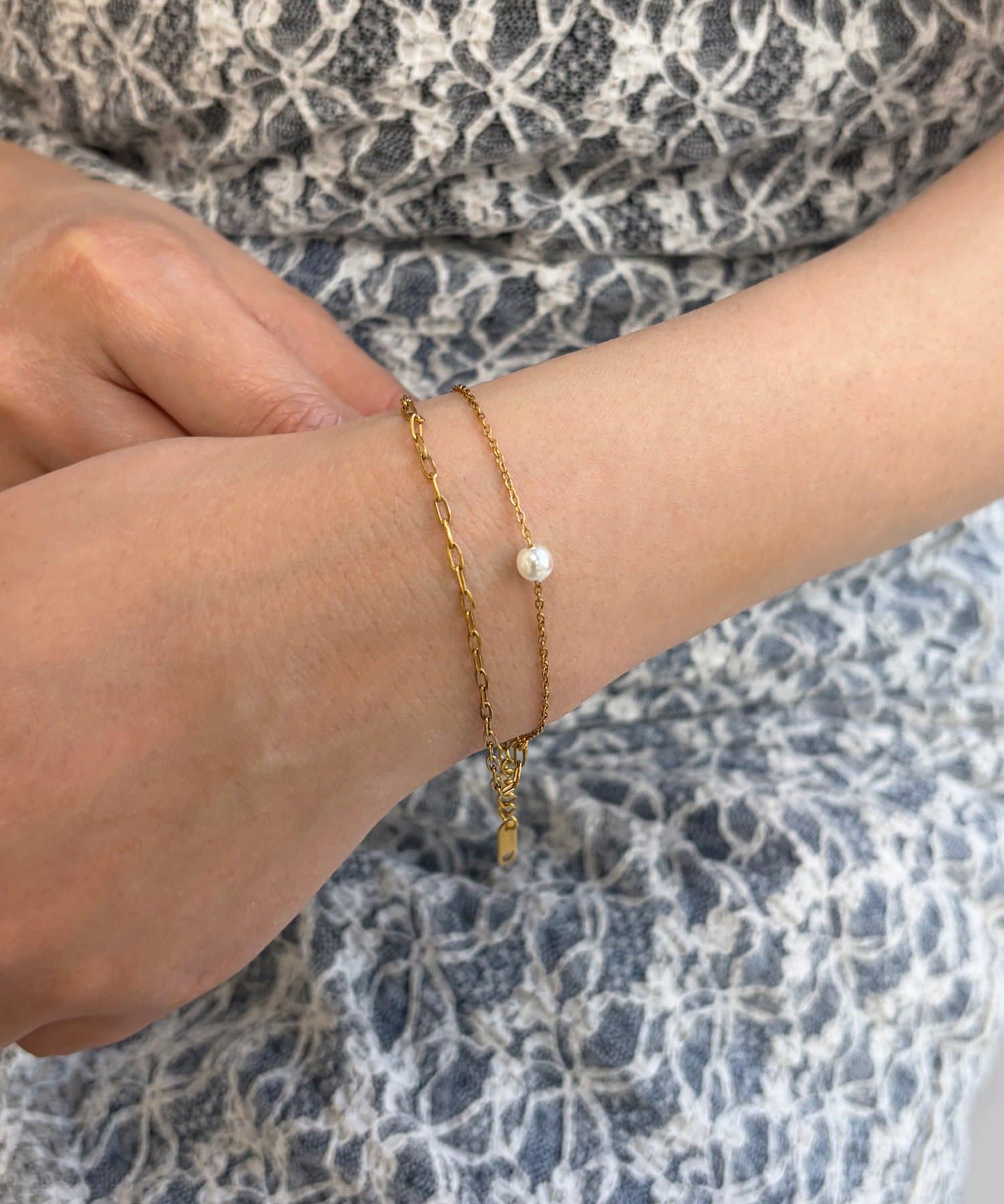 Lattice(ラティス) ＜ステンレス＞2連ブレスレット