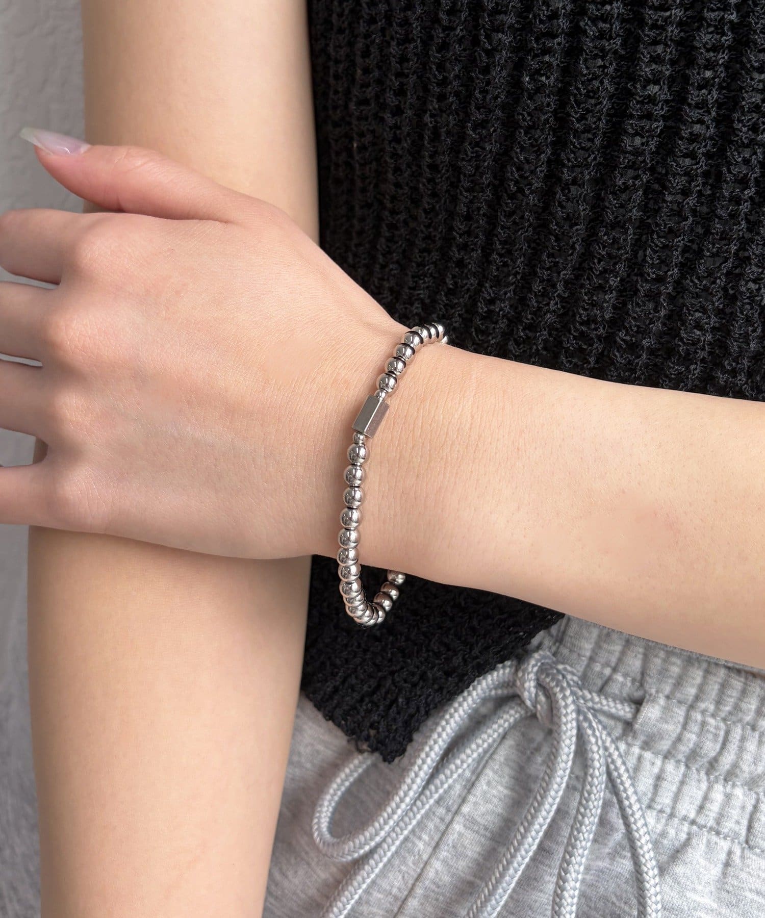 Lattice(ラティス) ＜ステンレス＞ボールブレスレット