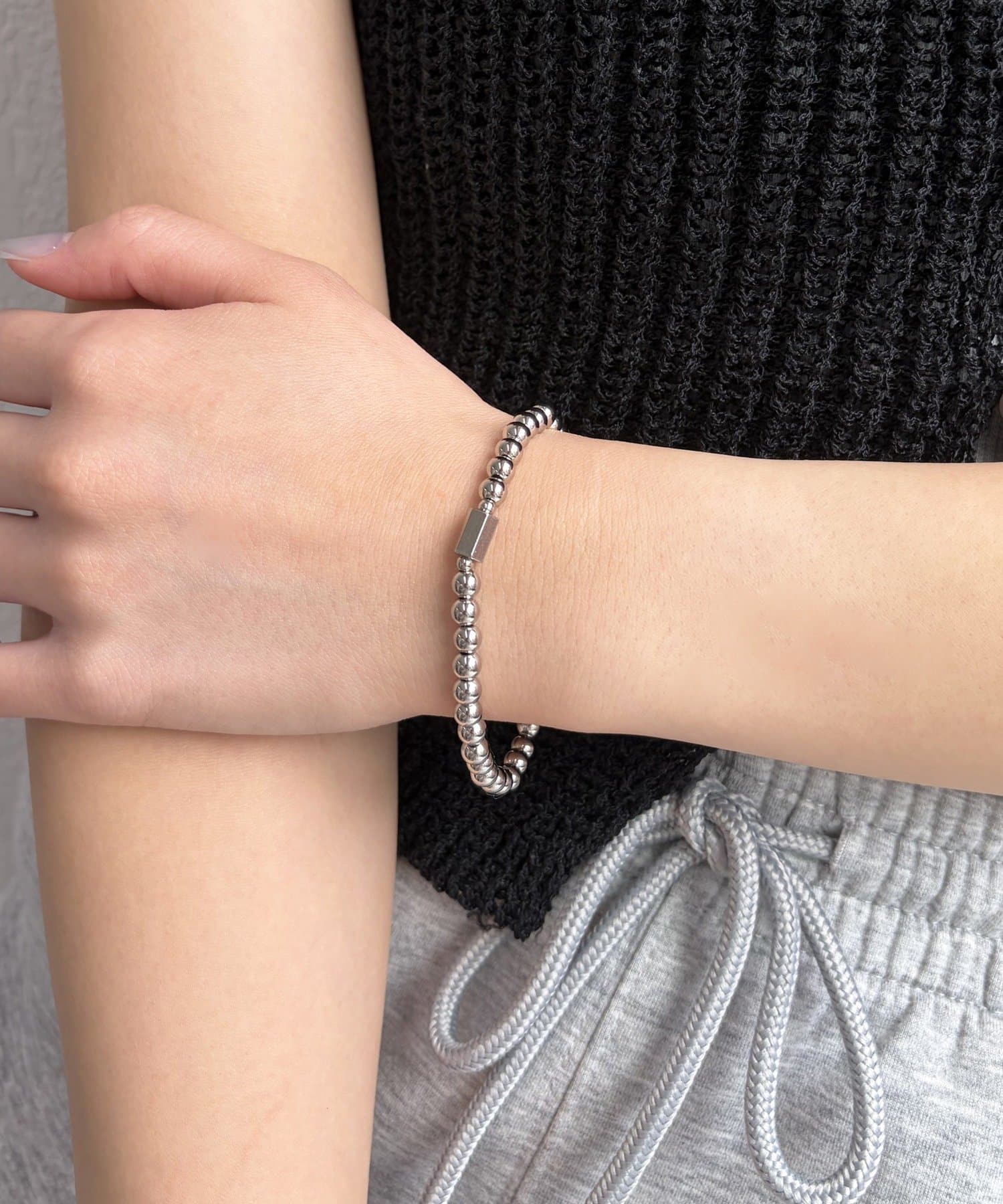 Lattice(ラティス) ＜ステンレス＞ボールブレスレット