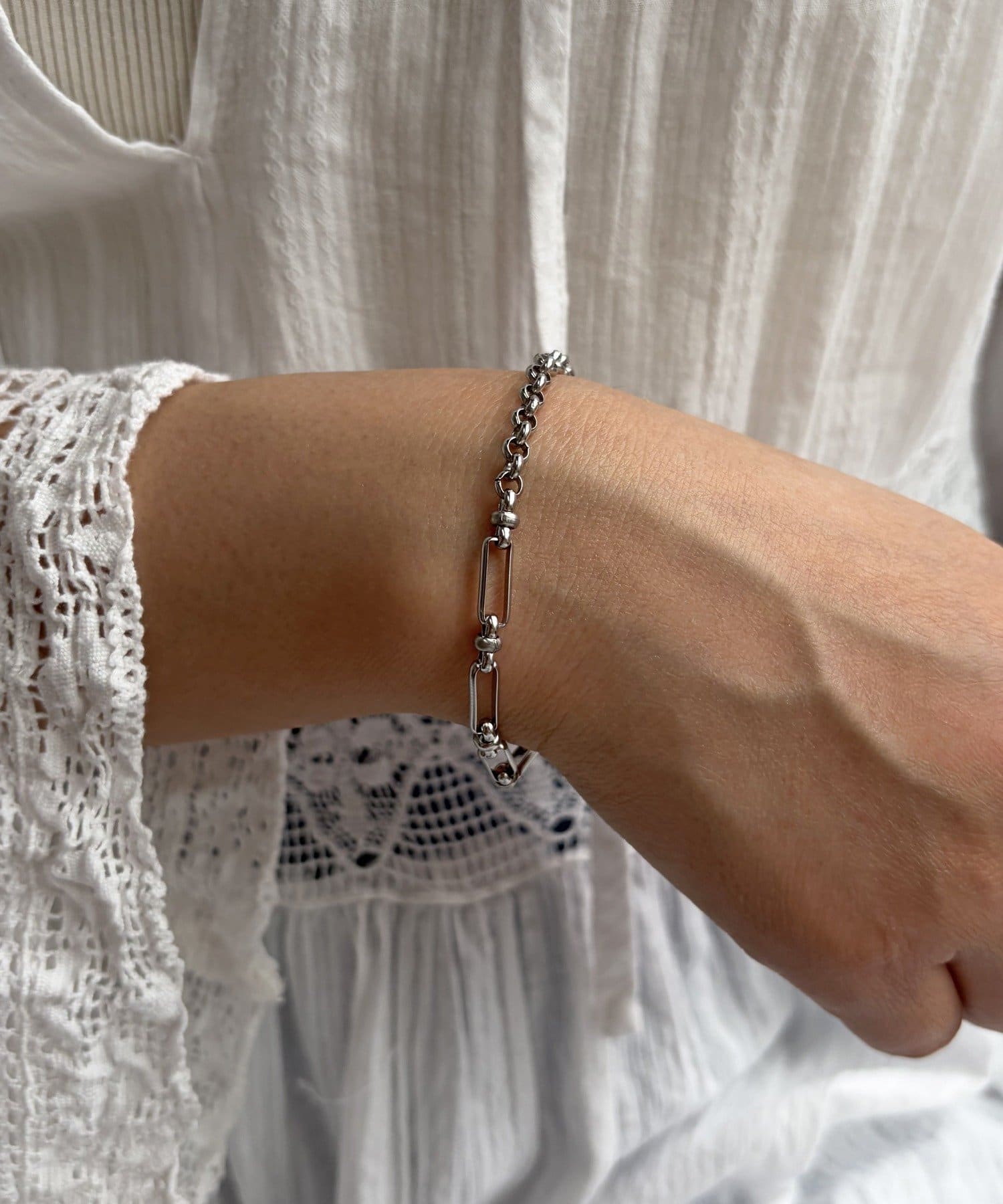 Lattice(ラティス) ＜ステンレス＞チェーンブレスレット