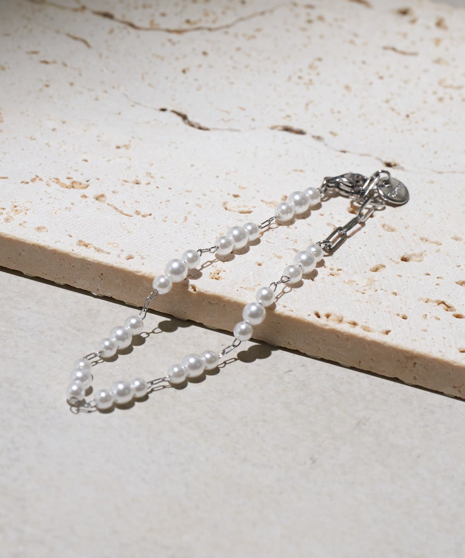 Lattice(ラティス) ＜ステンレス＞パールブレスレット