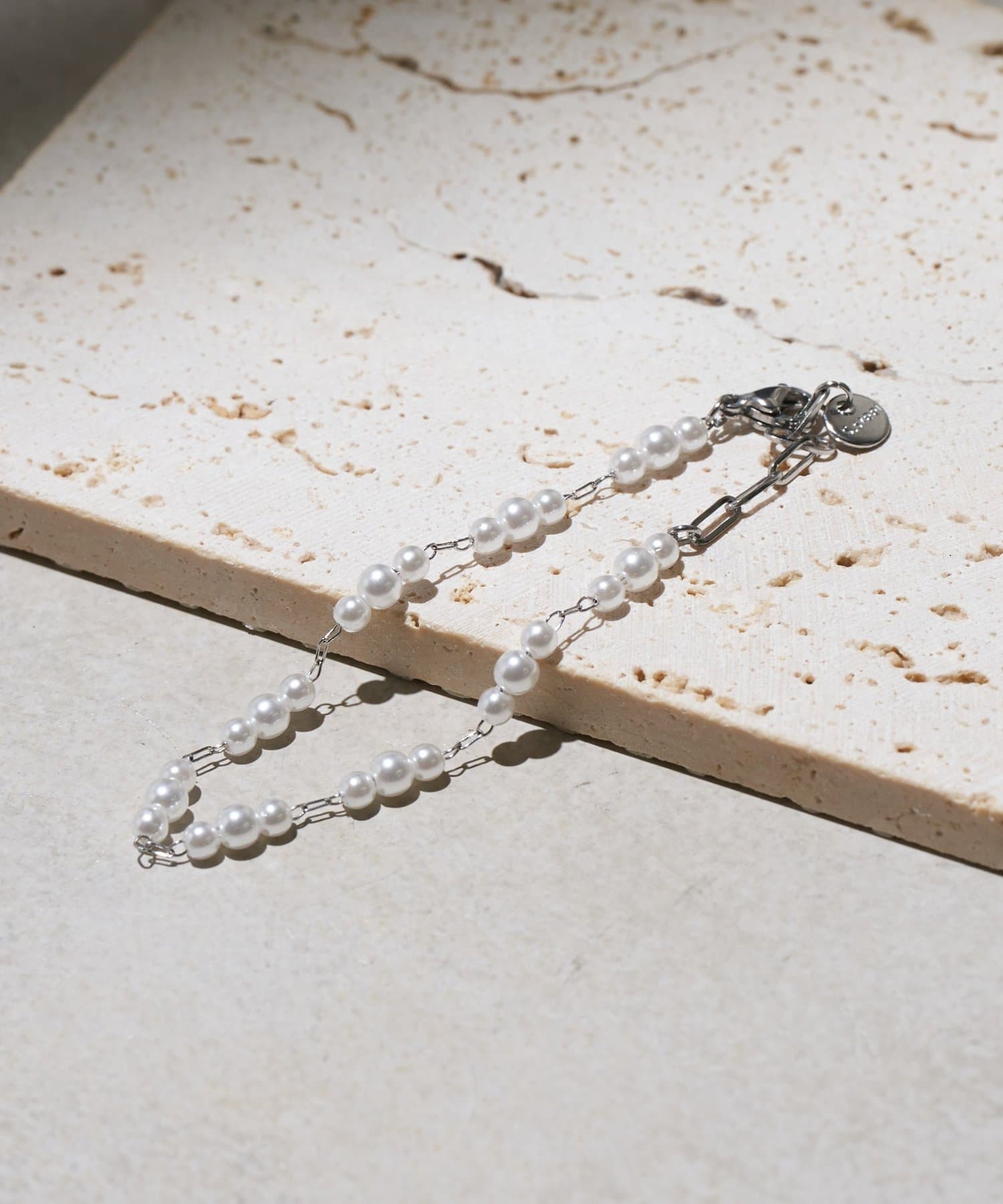 Lattice(ラティス) ＜ステンレス＞パールブレスレット