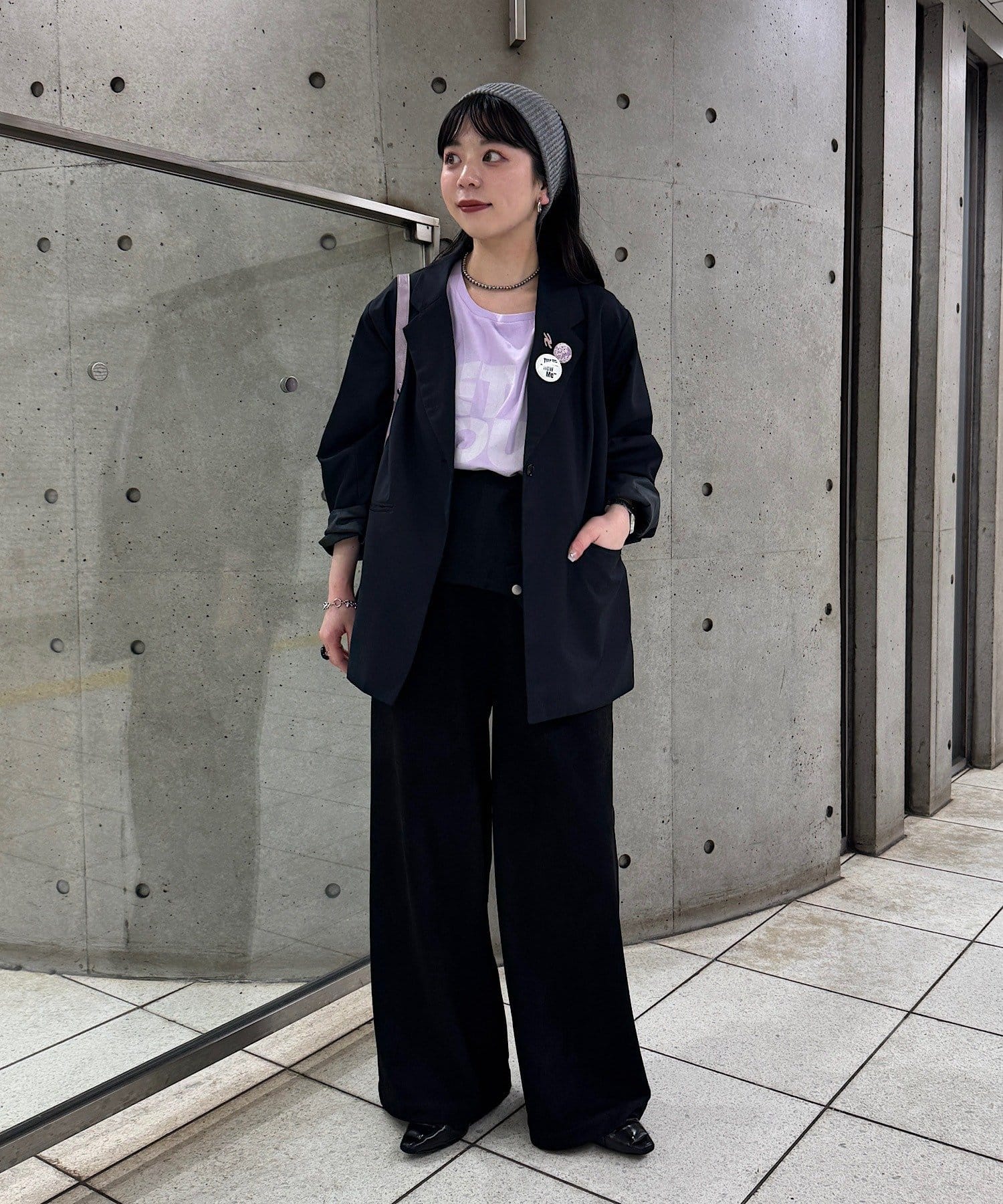 Kastane(カスタネ) 【4.5(日)0:00～4.7(火)23:59販売期間/YAMADA企画/WEB限定】ニュアンスブラックワイドサロペット