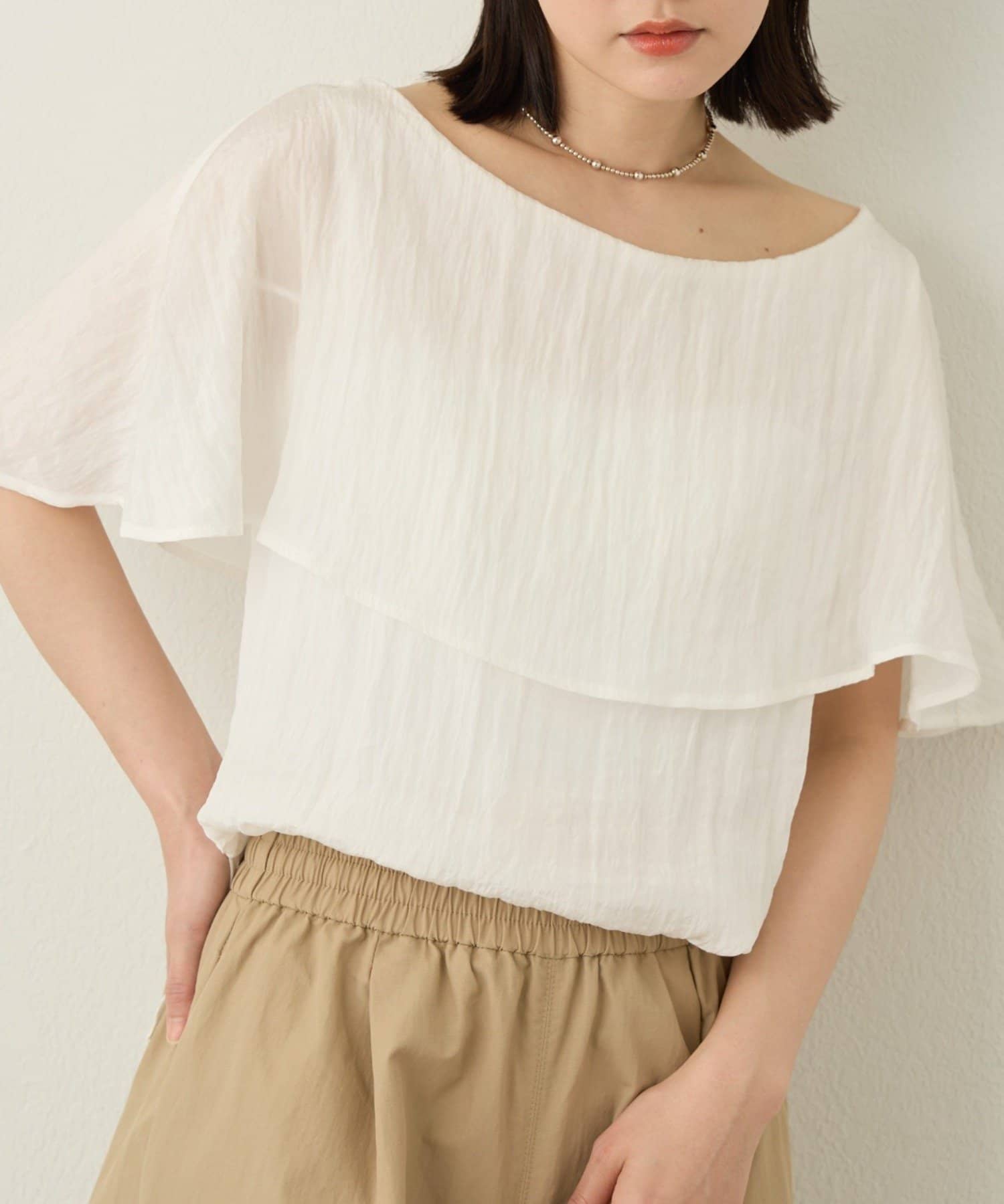 Omekashi(オメカシ) ラッフルブラウス