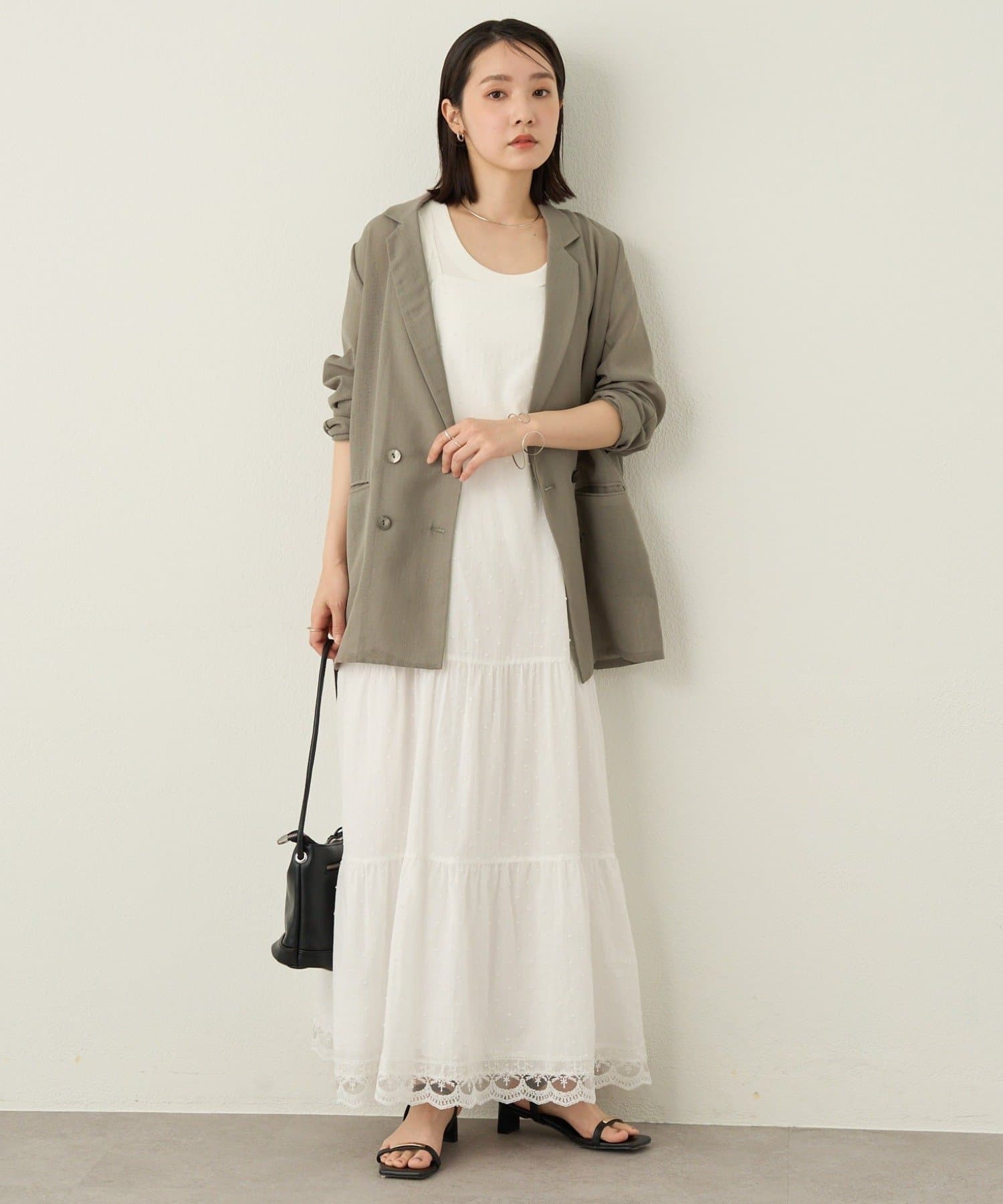 Omekashi(オメカシ) ドビーキャミワンピース