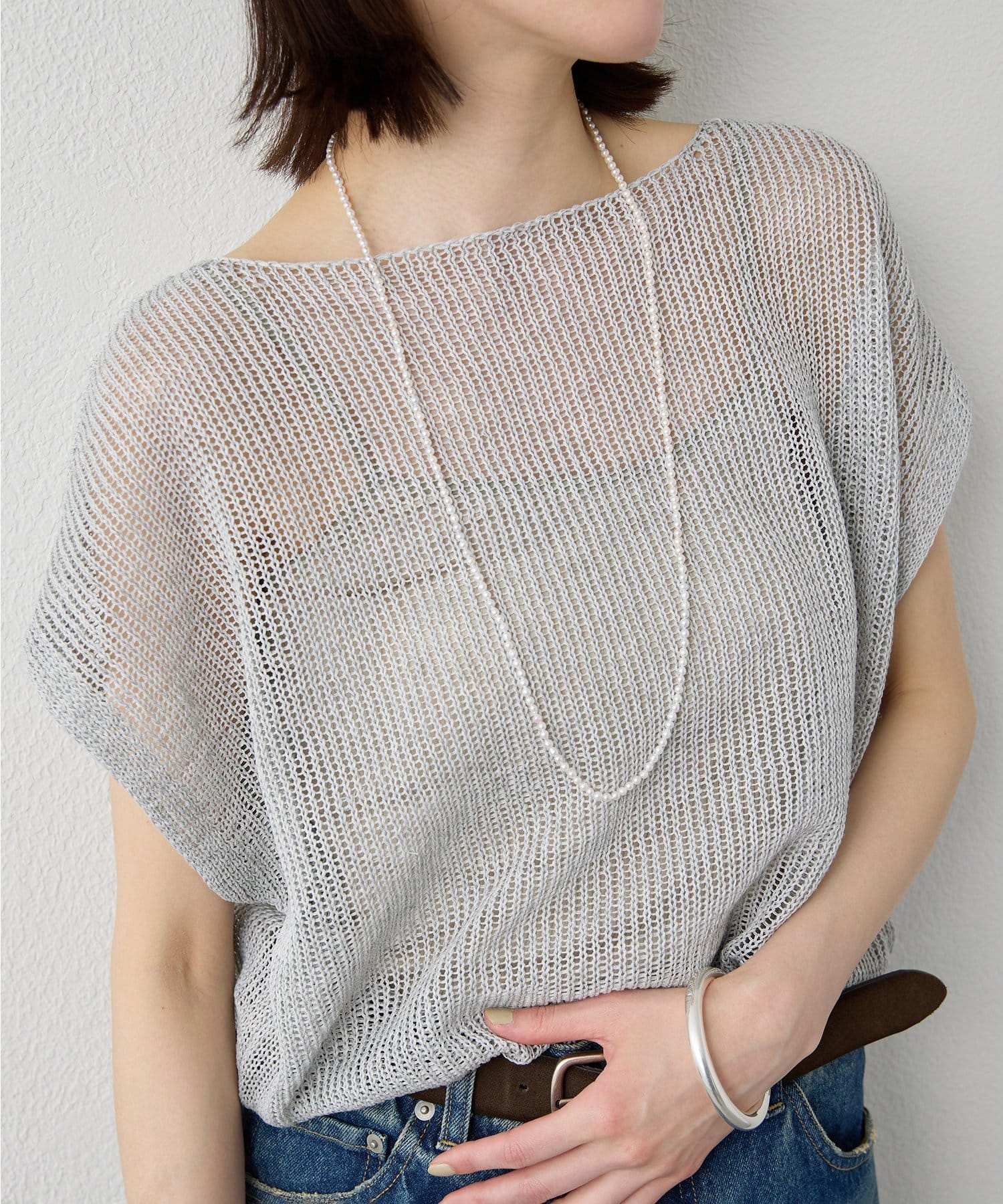 Whim Gazette(ウィム ガゼット) 【Drawing Numbers】jour couture/パールネックレス