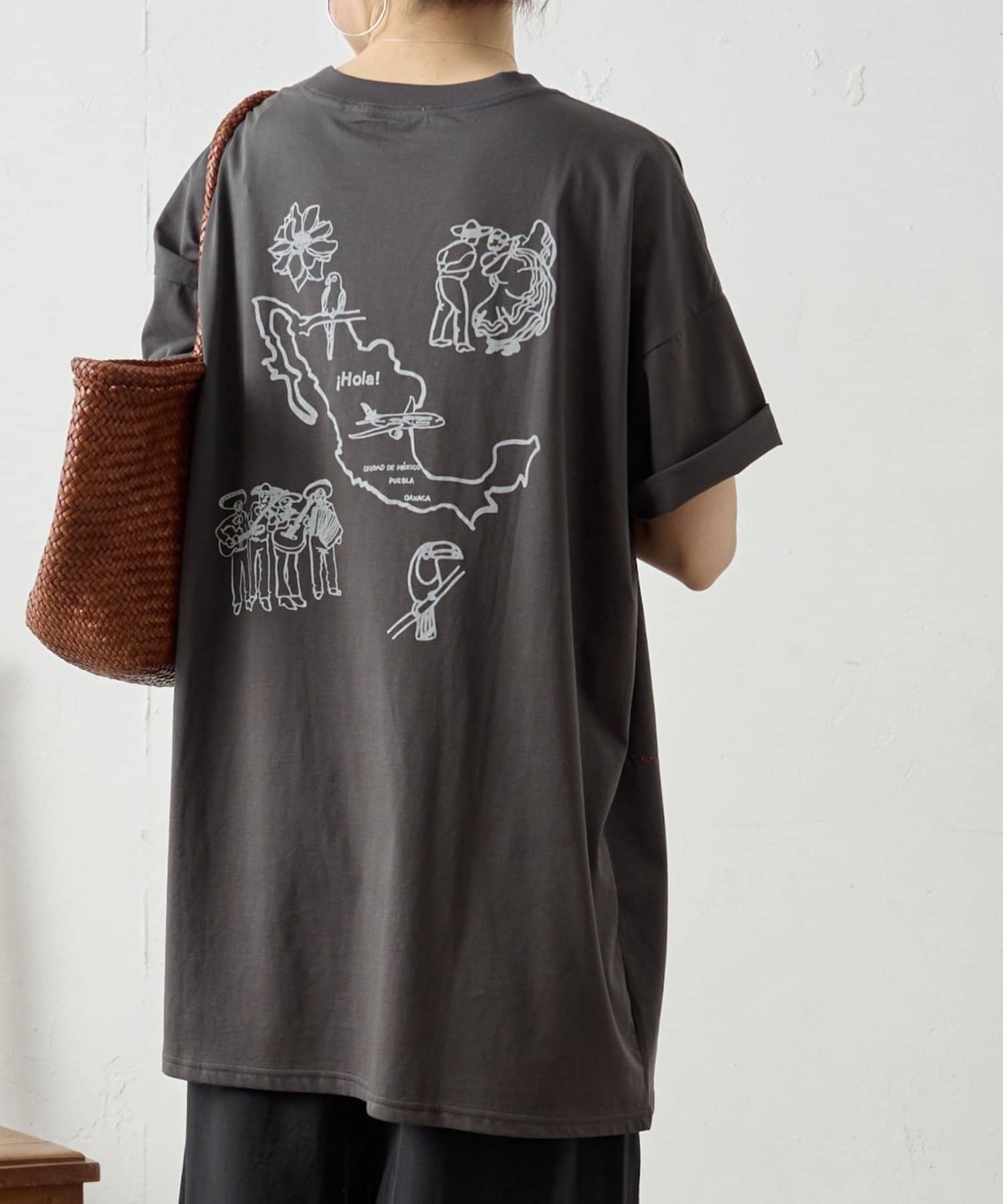 BEARDSLEY(ビアズリー) HolaチュニックTシャツ