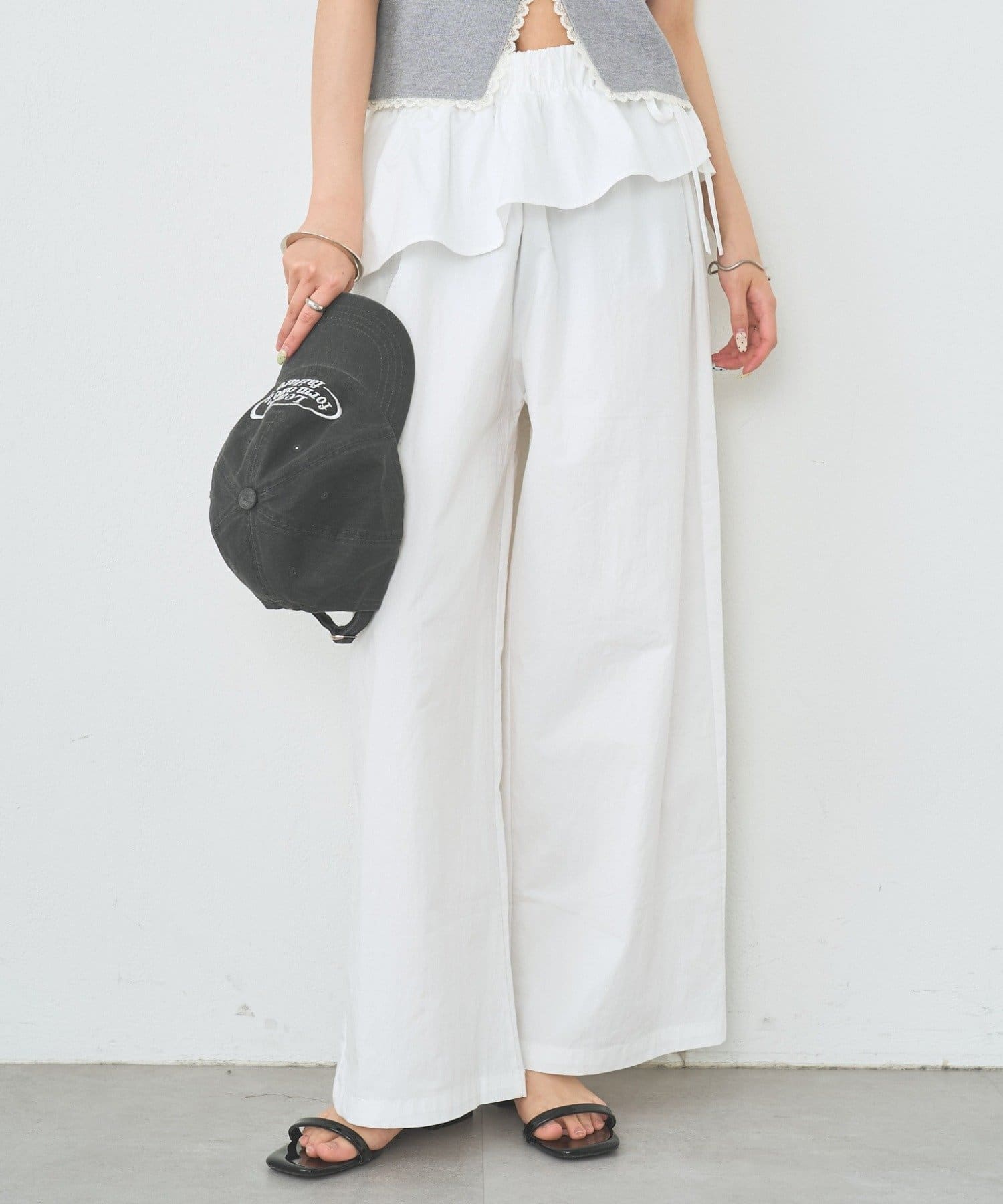 mystic(ミスティック) レイヤードイージーパンツ