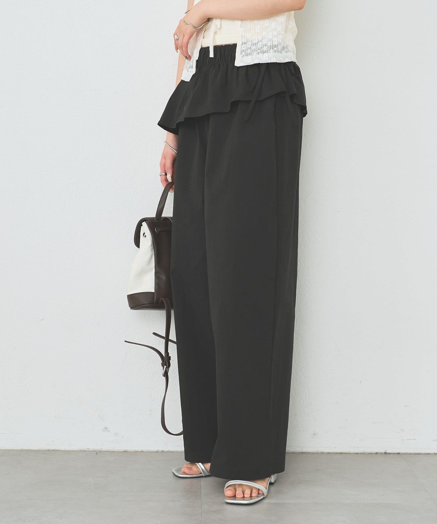 mystic(ミスティック) レイヤードイージーパンツ