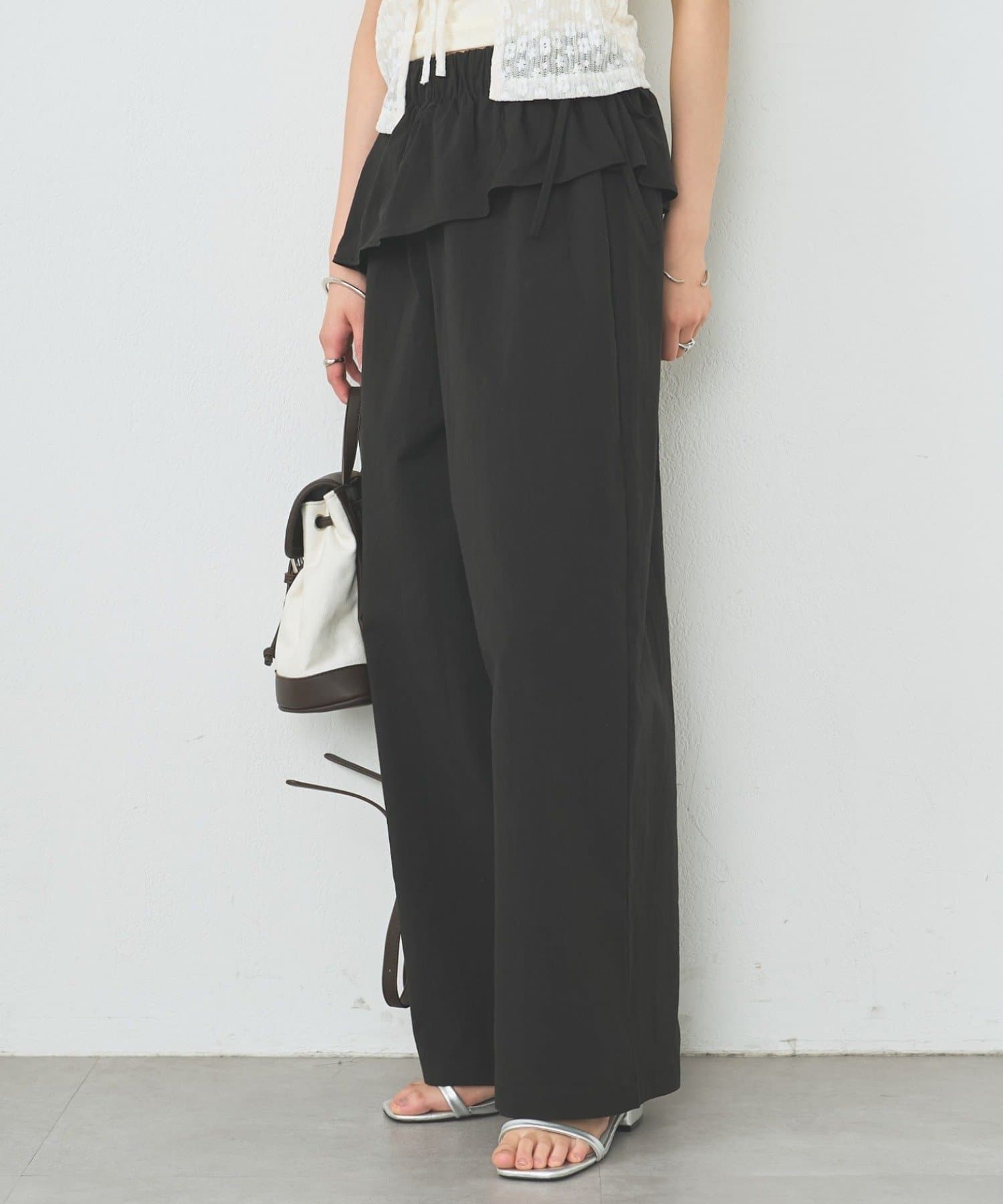 mystic(ミスティック) レイヤードイージーパンツ