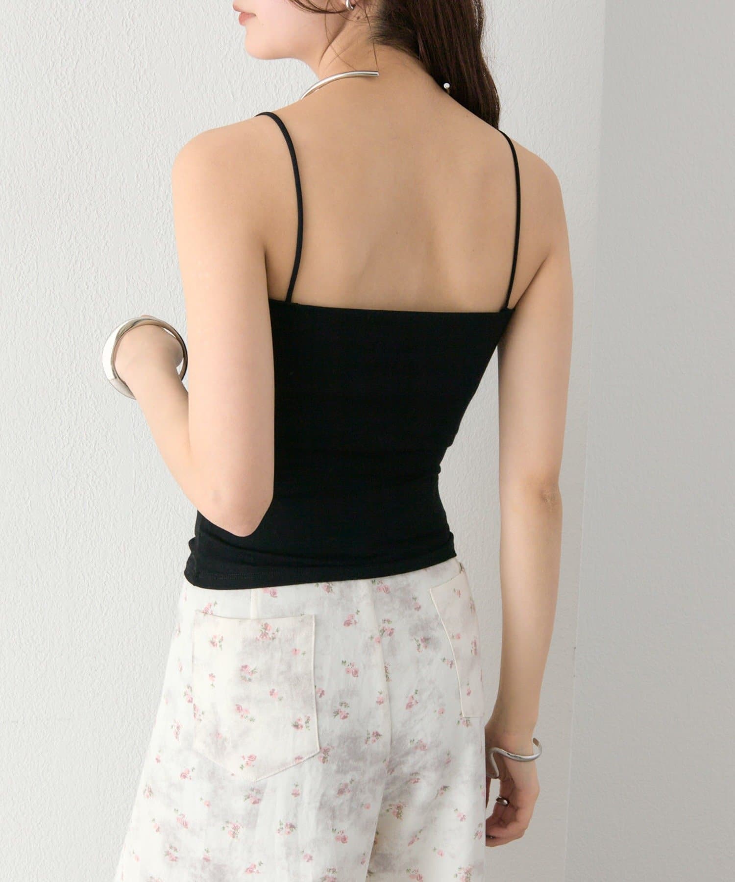 mystic(ミスティック) パット付きサイドギャザーキャミソール