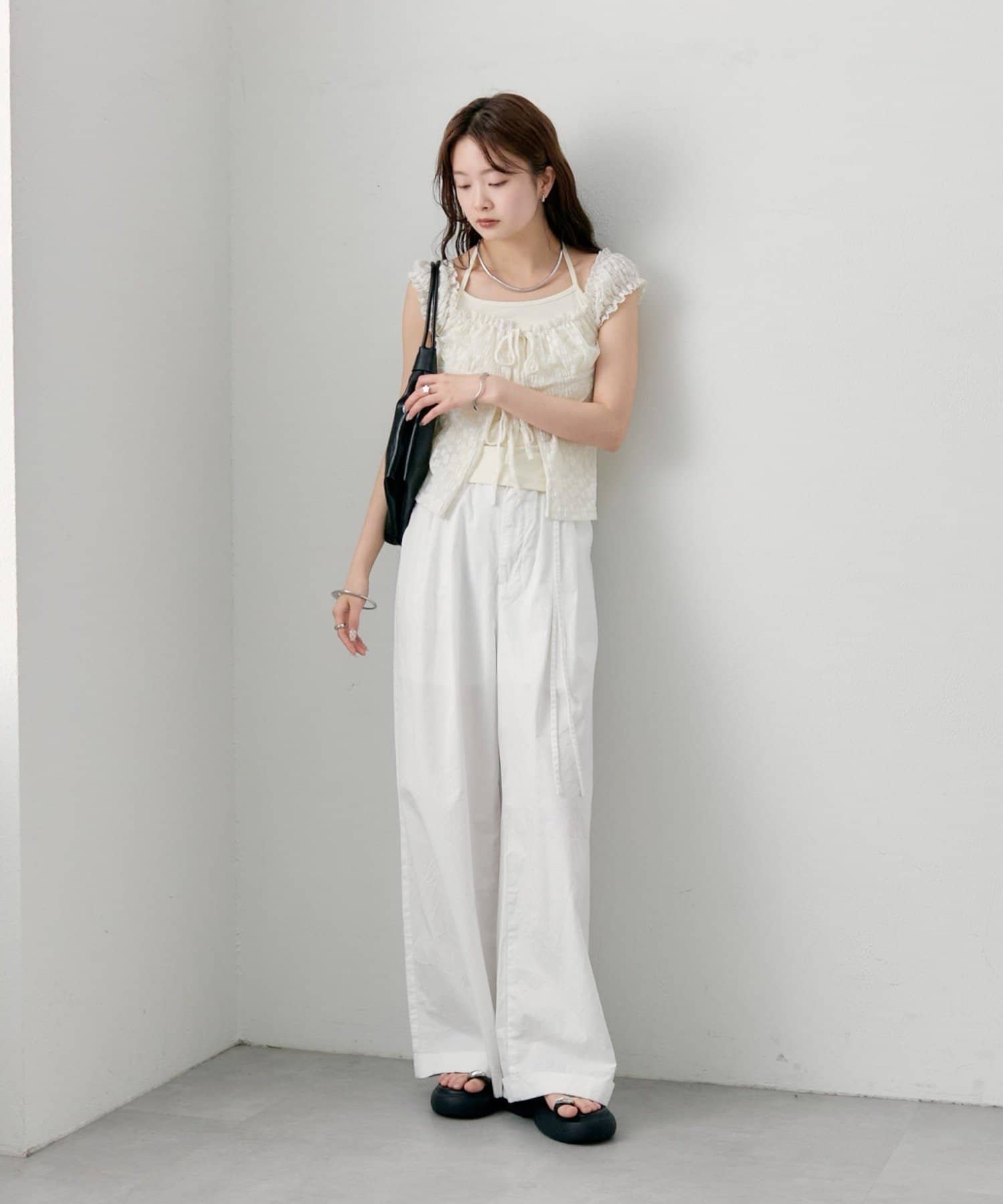 mystic(ミスティック) レースリボンTOPS