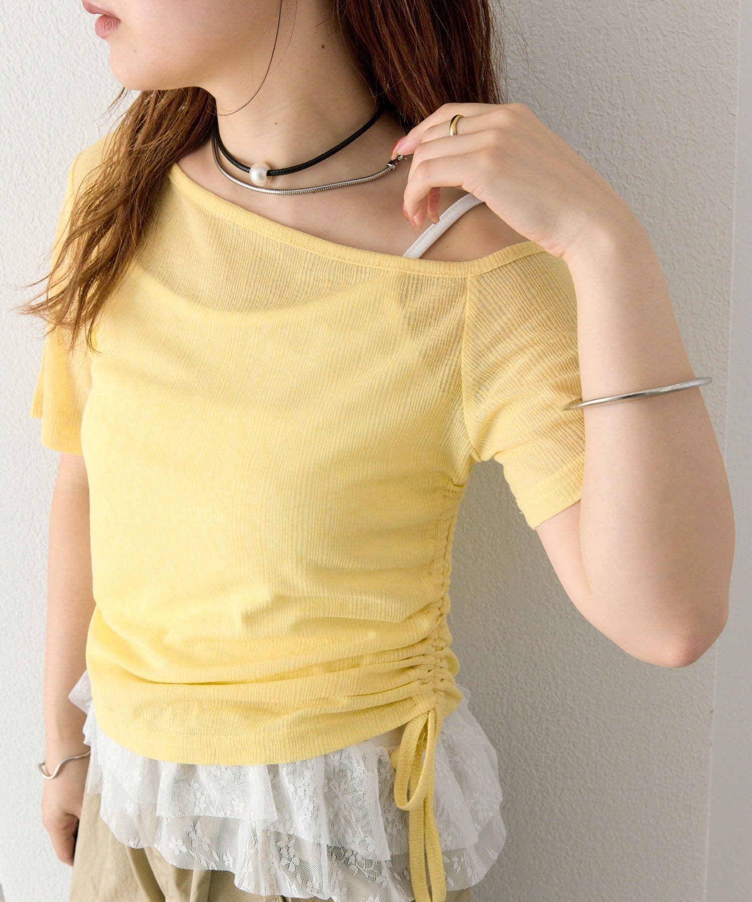 mystic(ミスティック) ティアードキャミSETトップス