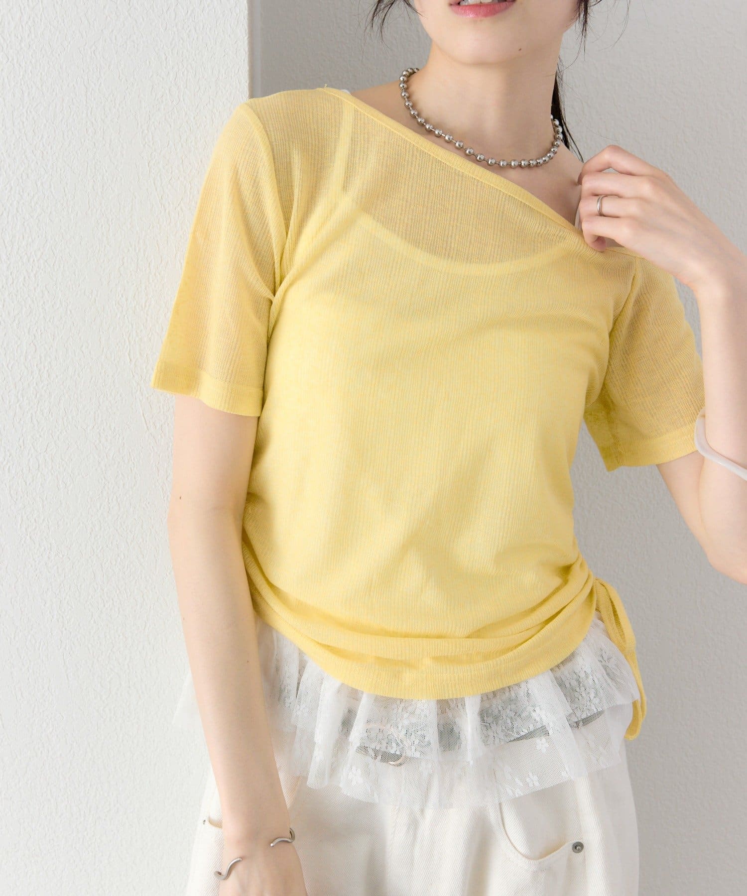 mystic(ミスティック) ティアードキャミSETトップス