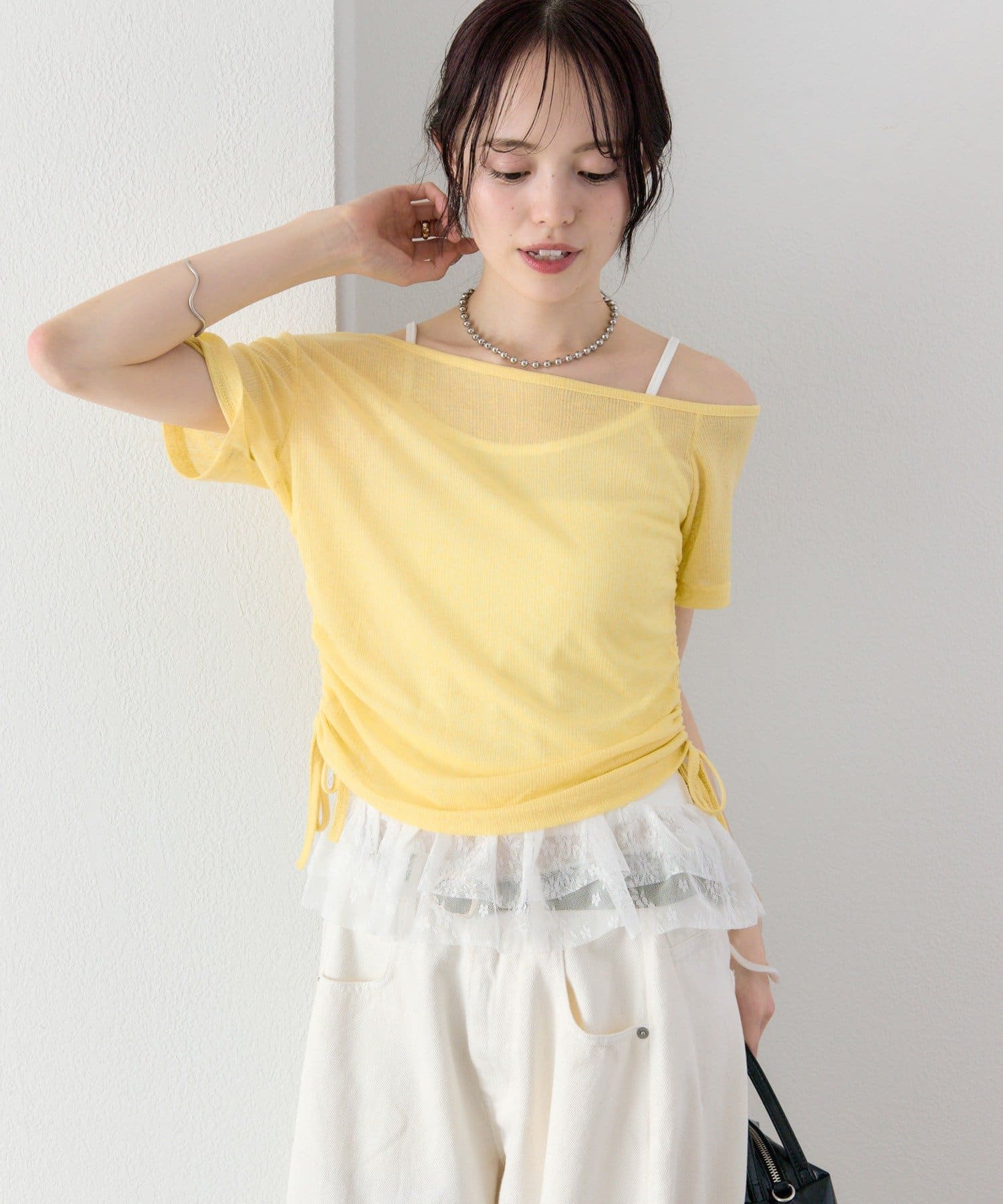 mystic(ミスティック) ティアードキャミSETトップス